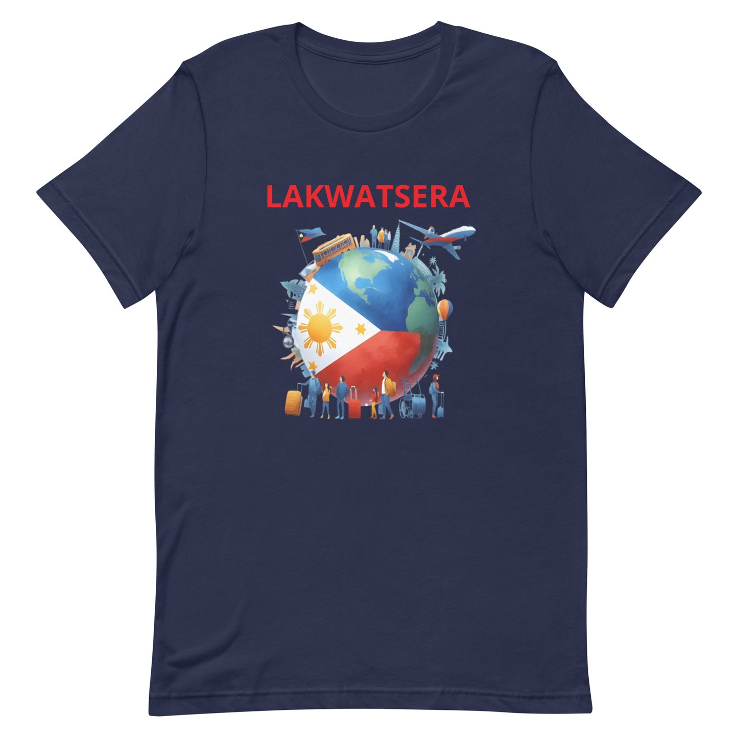 "Lakwatsera" Filipino Couple t-shirt (Ladies) - Sold in USA, Canada and Europe!