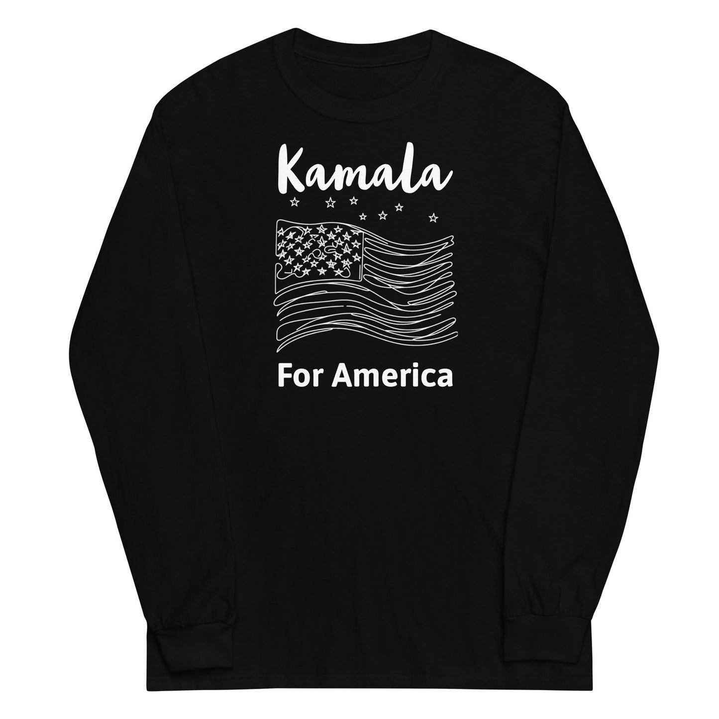 "Kamala for America" Unisex Kamala Harris for President Long Sleeve Shirt