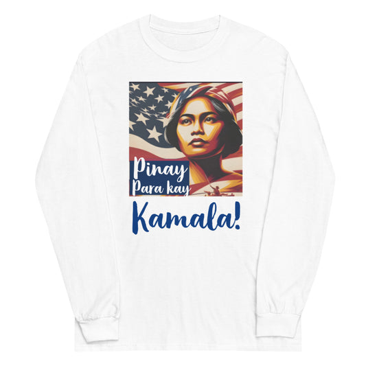 "Pinay Para Kay Kamala" Unisex Gildan Long Sleeve Kamahala Harris For President Shirt