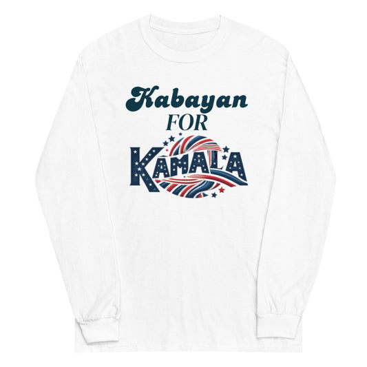 "Kabayan for Kamala" Filipino Unisex Kamala Harris for President Long Sleeve Shirt