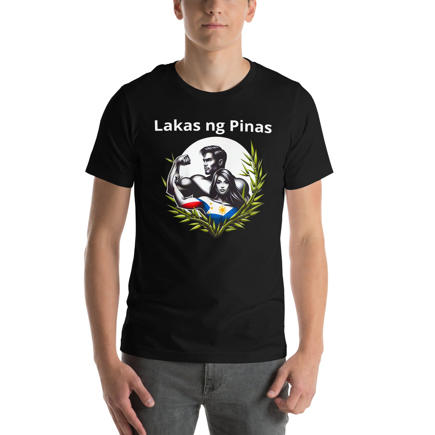 "Lakas ng Pinas" (Strength of the Philippines) Unisex t-shirt - Sold to USA, UK, Spain, Australia, Japan, Canada, Brazil