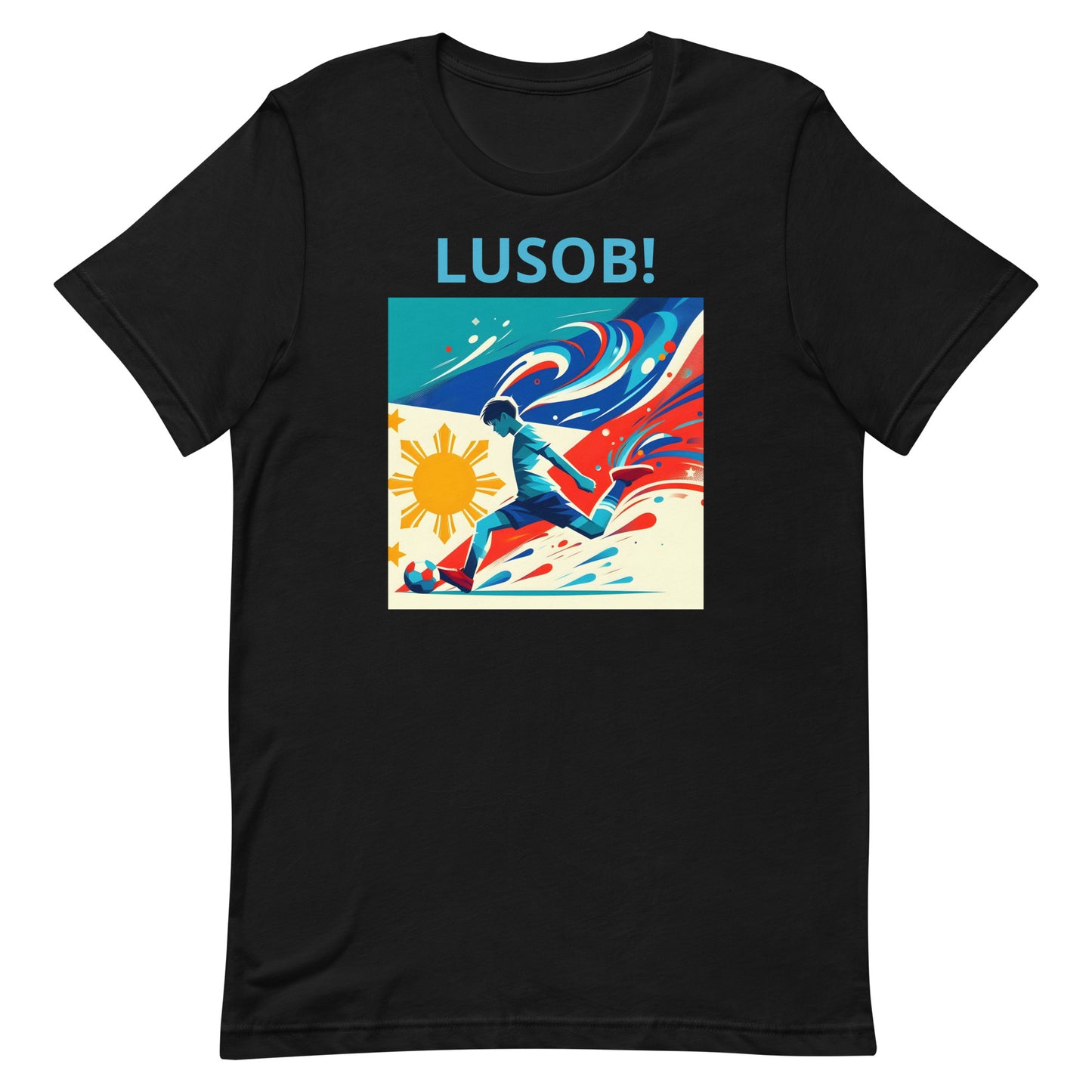 'Lusob!" (Attack/Male) Unisex Pinoy Teen t-shirt