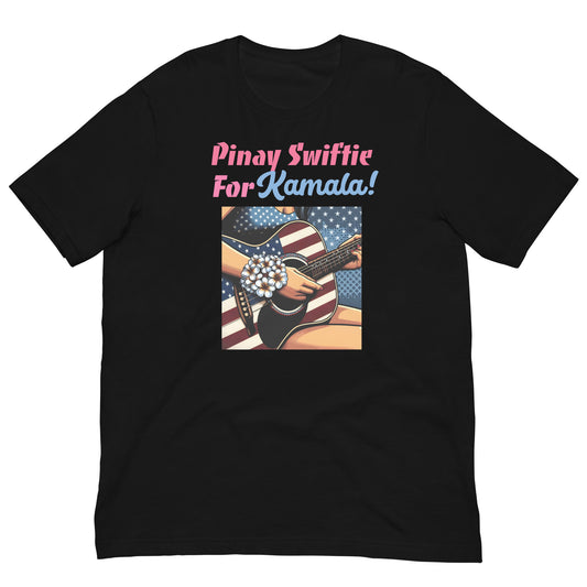 "Pinay Swiftie for Kamala" Filipino Unisex Kamala Harris for President t-shirt