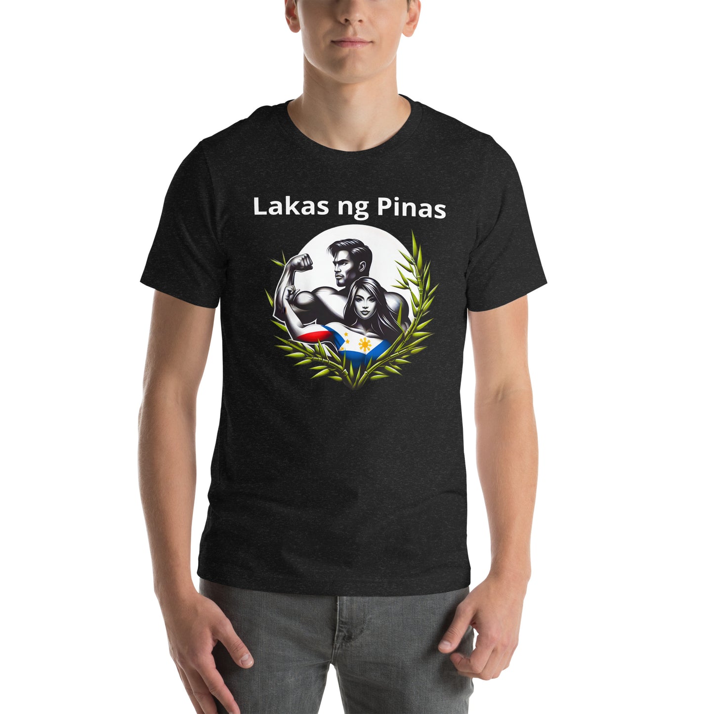 "Lakas ng Pinas" (Strength of the Philippines) Unisex t-shirt - Sold to USA, UK, Spain, Australia, Japan, Canada, Brazil