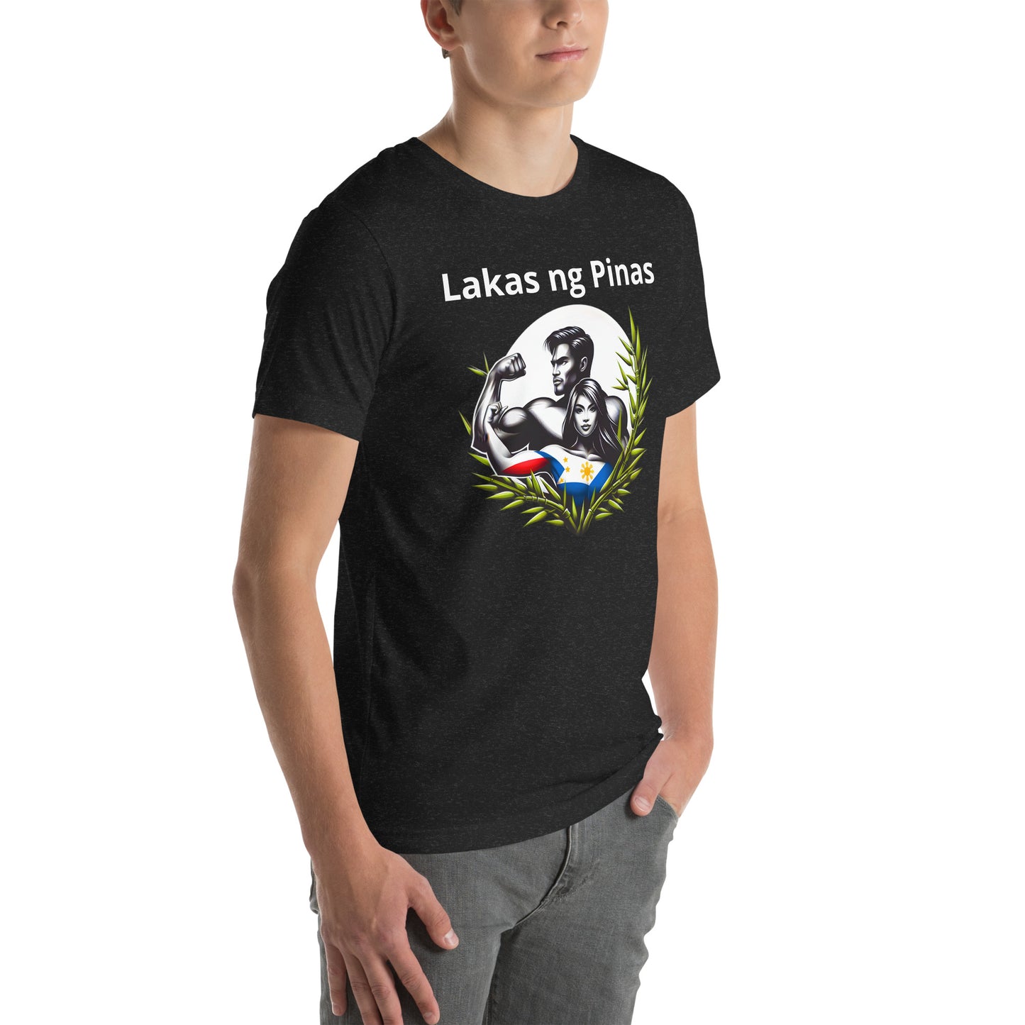 "Lakas ng Pinas" (Strength of the Philippines) Unisex t-shirt - Sold to USA, UK, Spain, Australia, Japan, Canada, Brazil