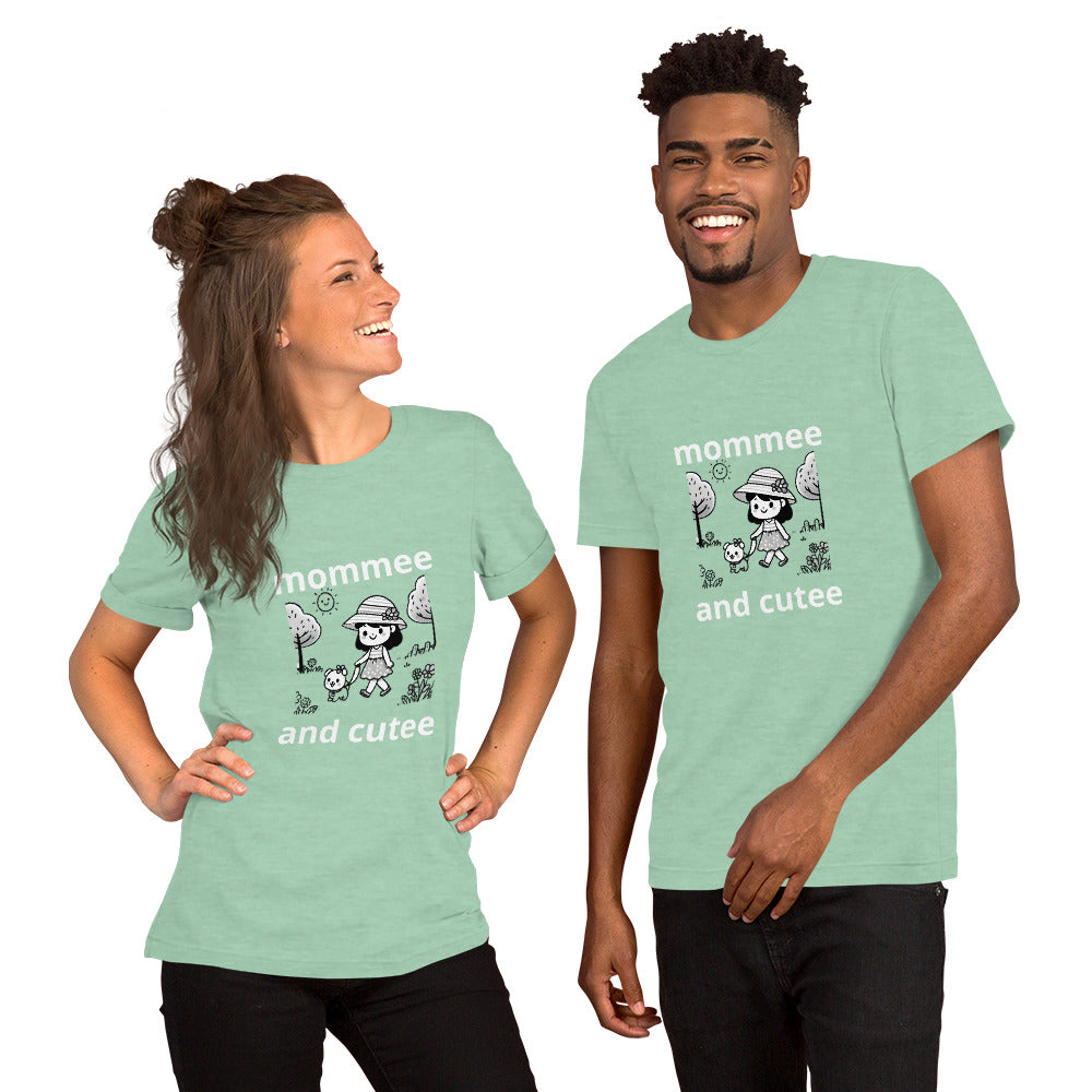 "mommee and cutee" (D) Unisex t-shirt*