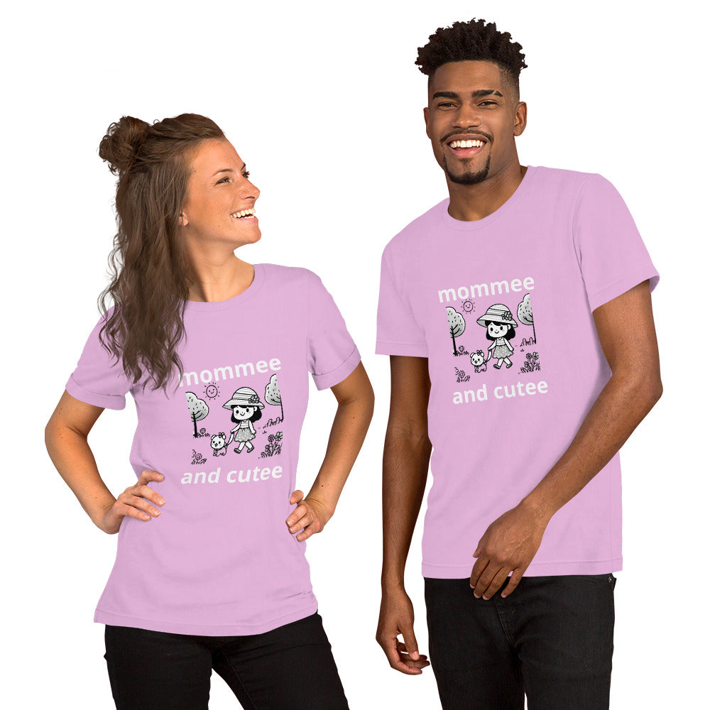 "mommee and cutee" (D) Unisex t-shirt*