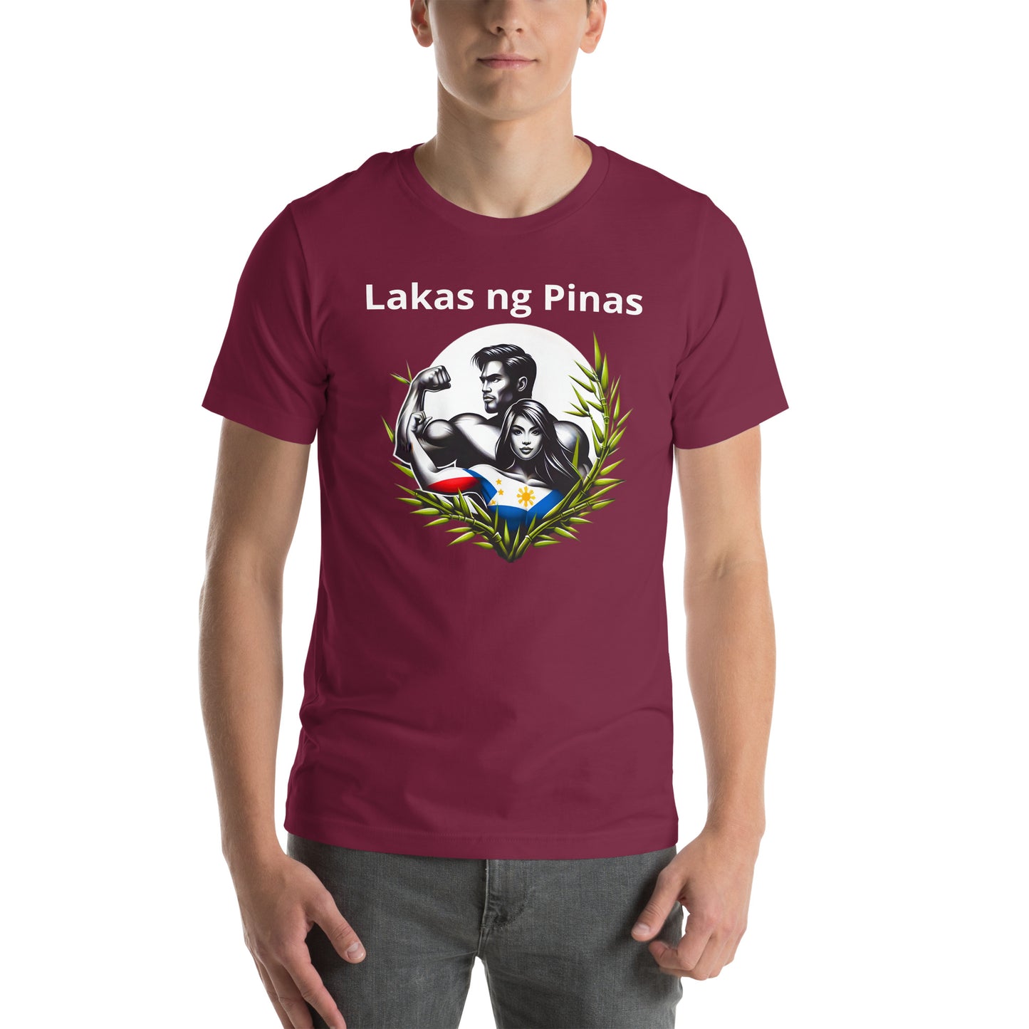 "Lakas ng Pinas" (Strength of the Philippines) Unisex t-shirt - Sold to USA, UK, Spain, Australia, Japan, Canada, Brazil