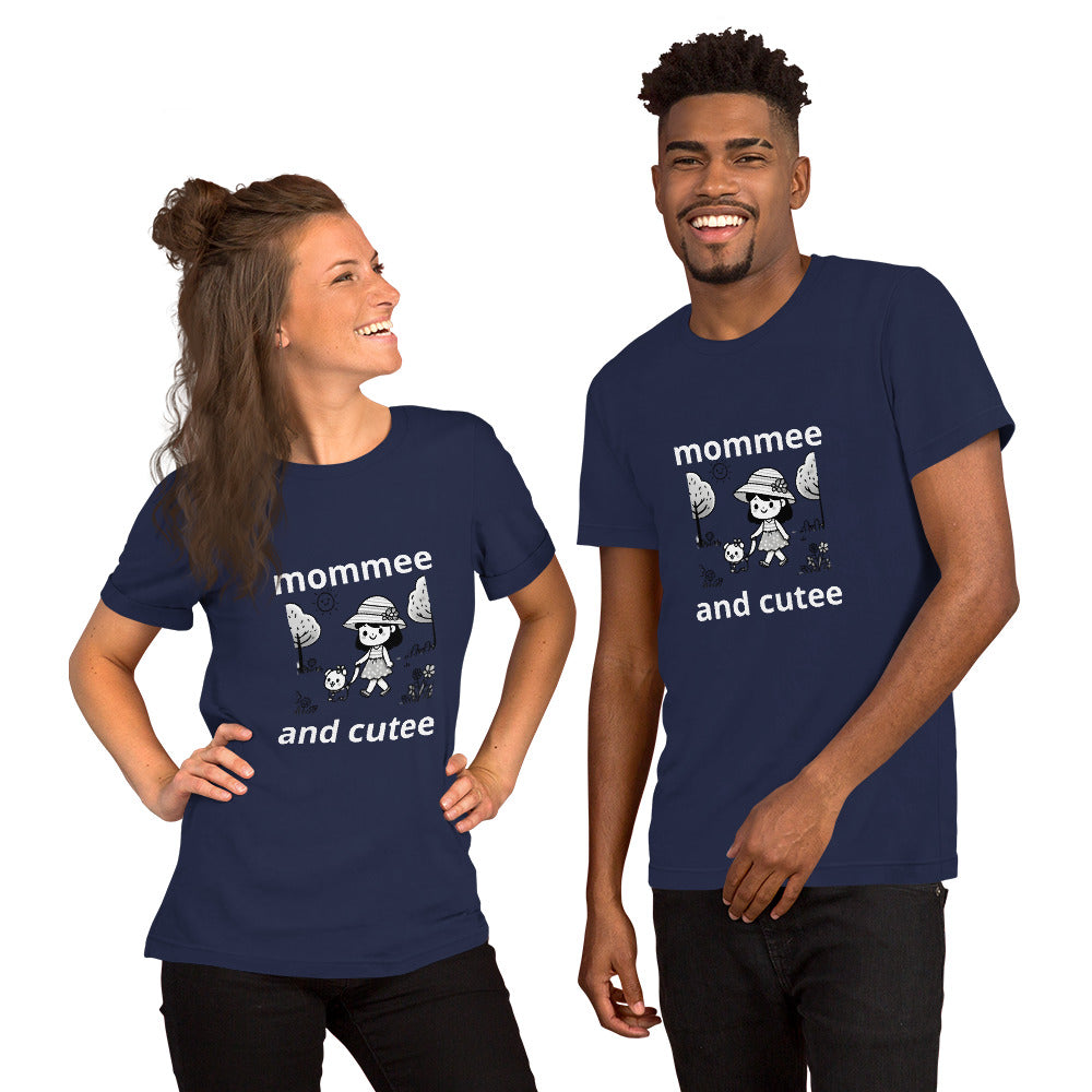 "mommee and cutee" (D) Unisex t-shirt*