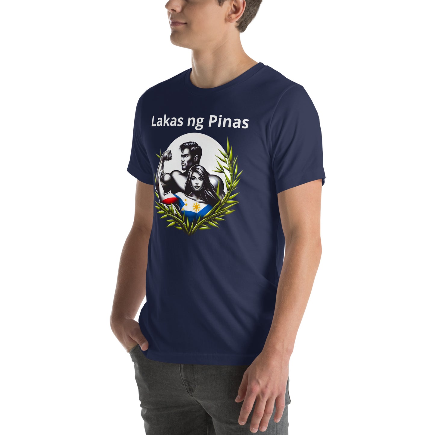 "Lakas ng Pinas" (Strength of the Philippines) Unisex t-shirt - Sold to USA, UK, Spain, Australia, Japan, Canada, Brazil