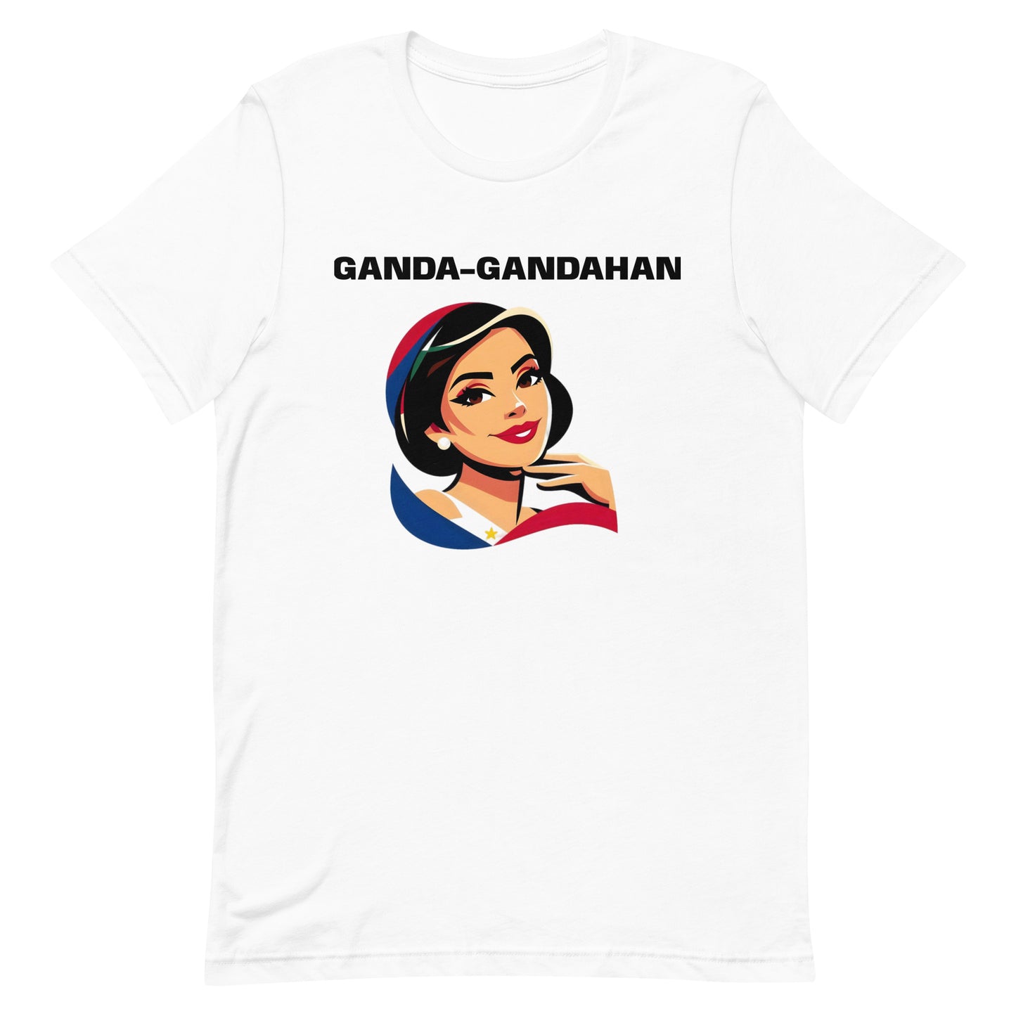 "Siga-sigaan/Ganda-gandahan" Filipino Couple Unisex t-shirt