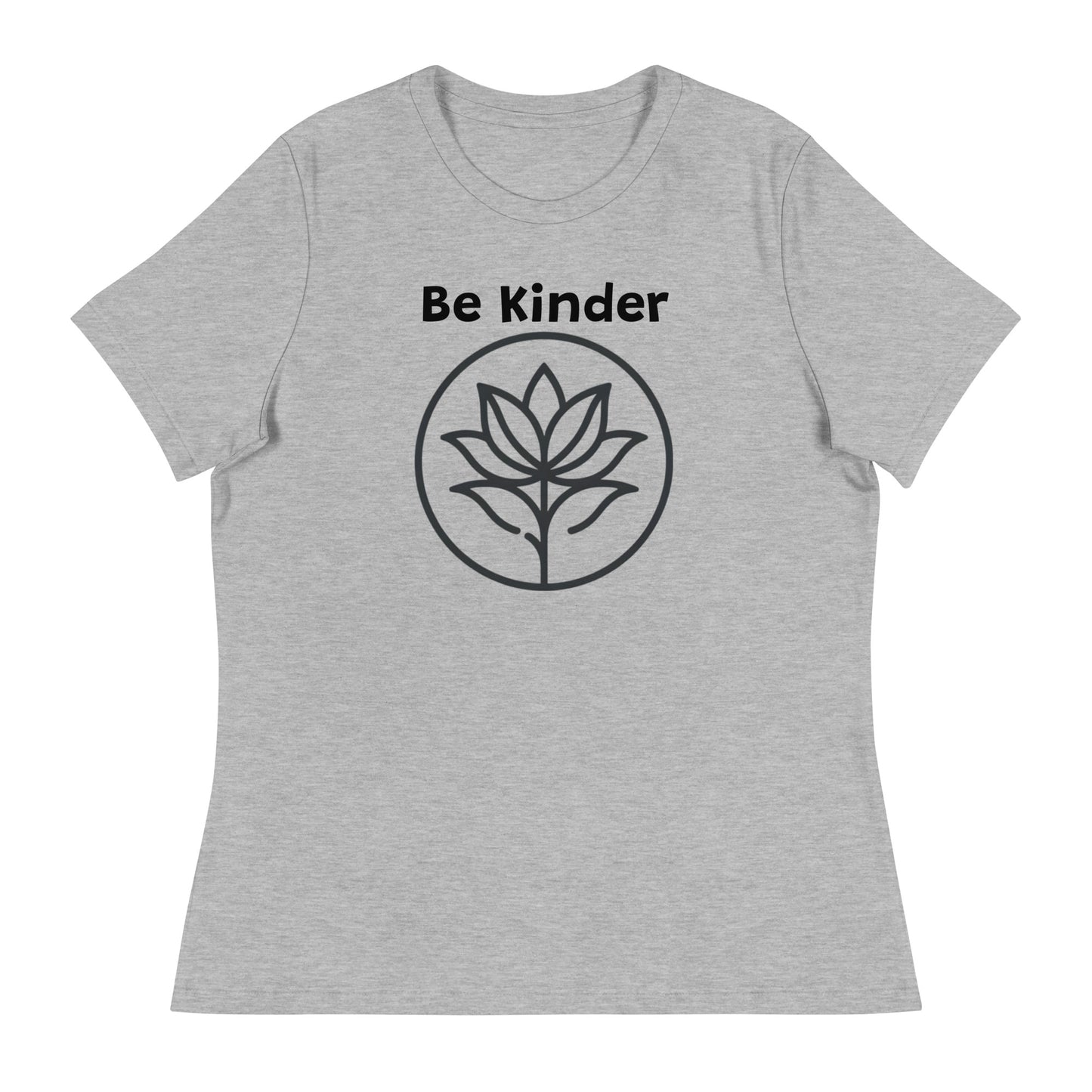 "Flower Logo" Women's Relaxed T-Shirt