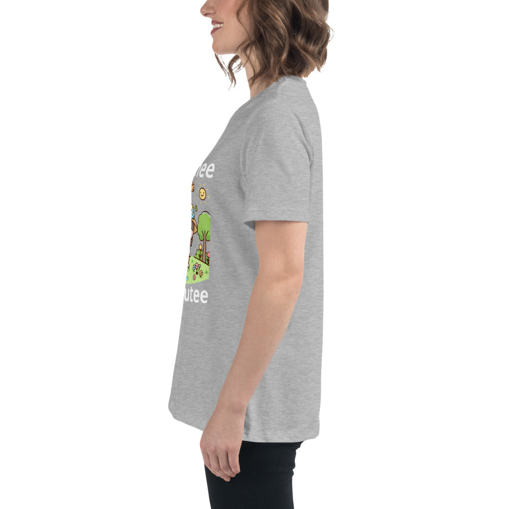 "mommee and cutee" (C) Women's Relaxed T-Shirt