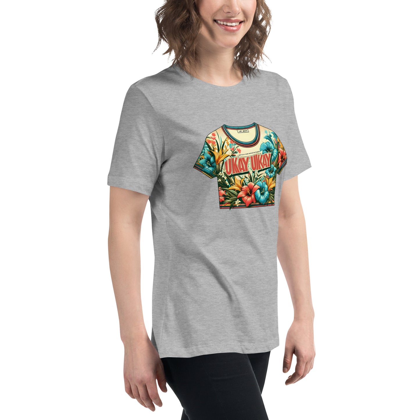 "Ukay Ukay" (B) Women's Relaxed T-Shirt