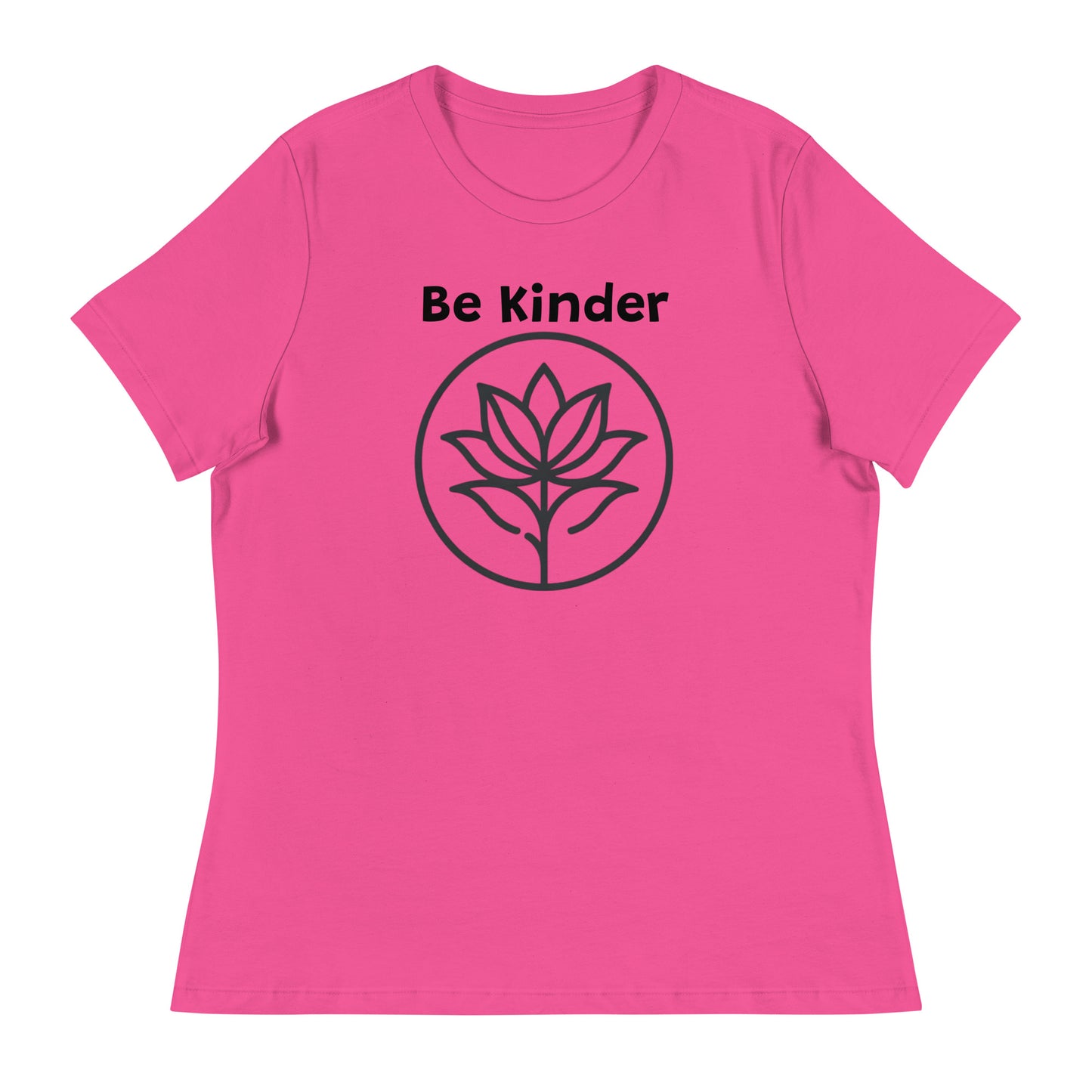 "Flower Logo" Women's Relaxed T-Shirt