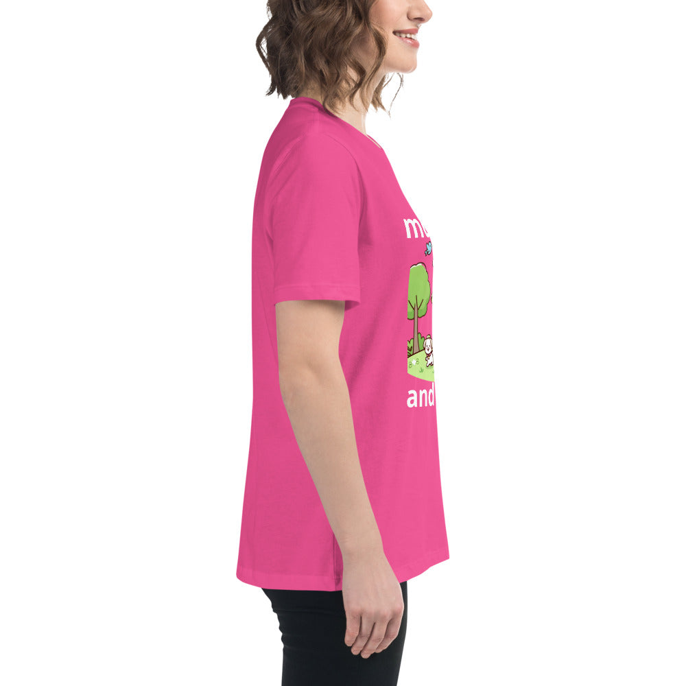 "mommee and cutee" (C) Women's Relaxed T-Shirt