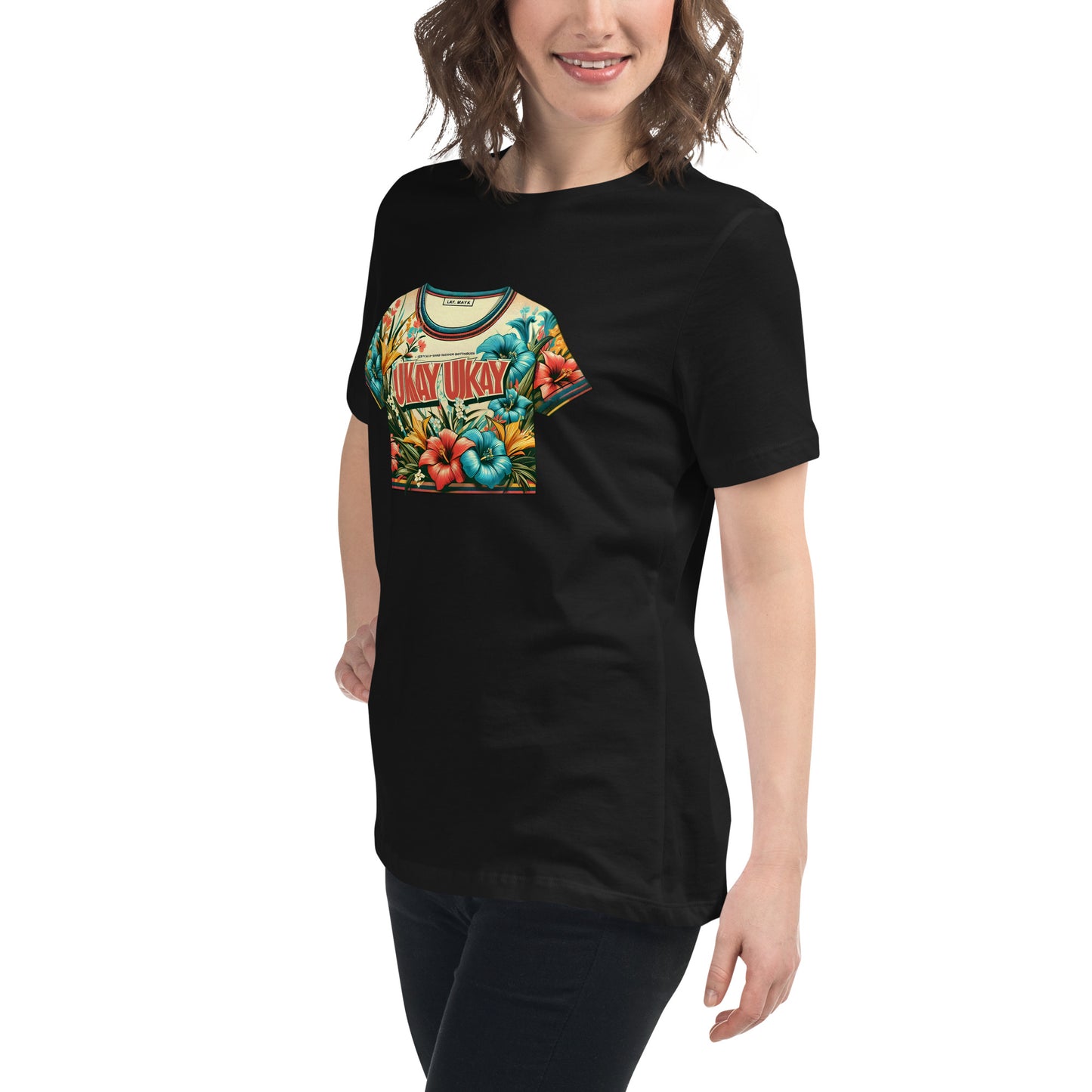 "Ukay Ukay" (B) Women's Relaxed T-Shirt