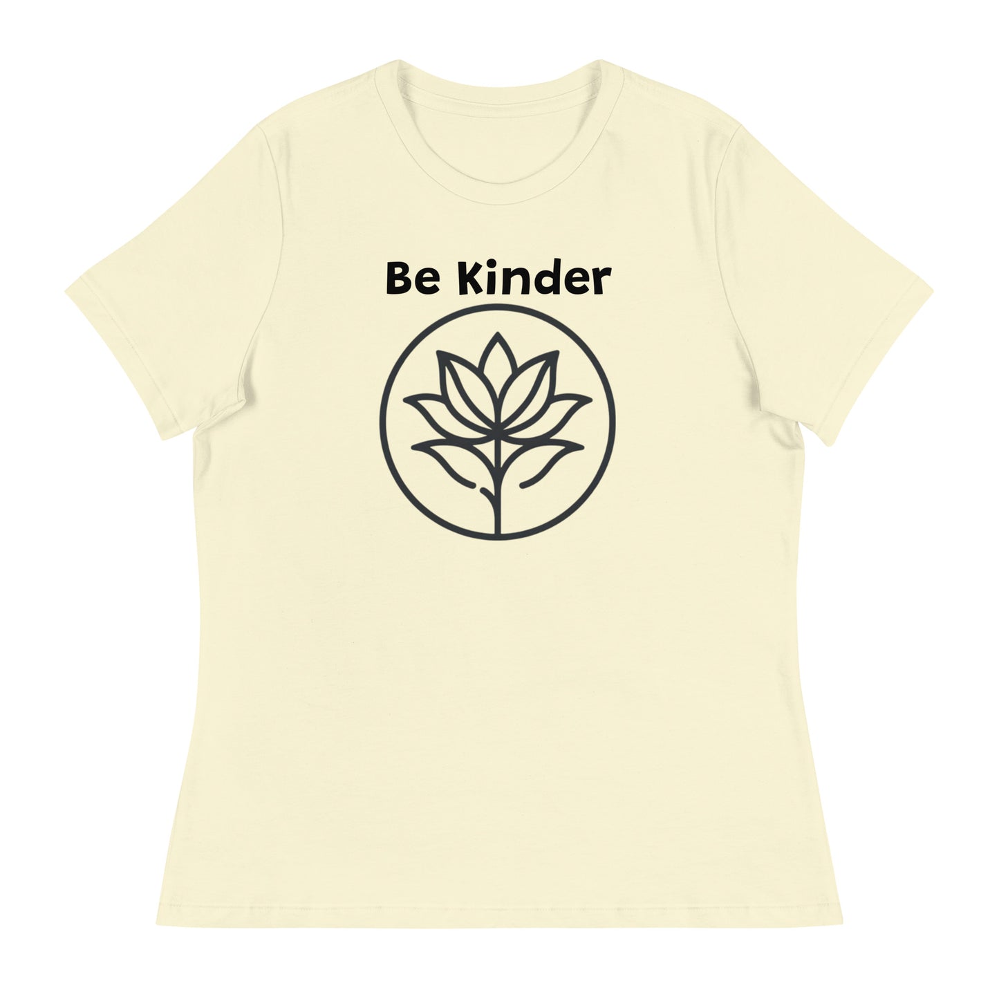 "Flower Logo" Women's Relaxed T-Shirt