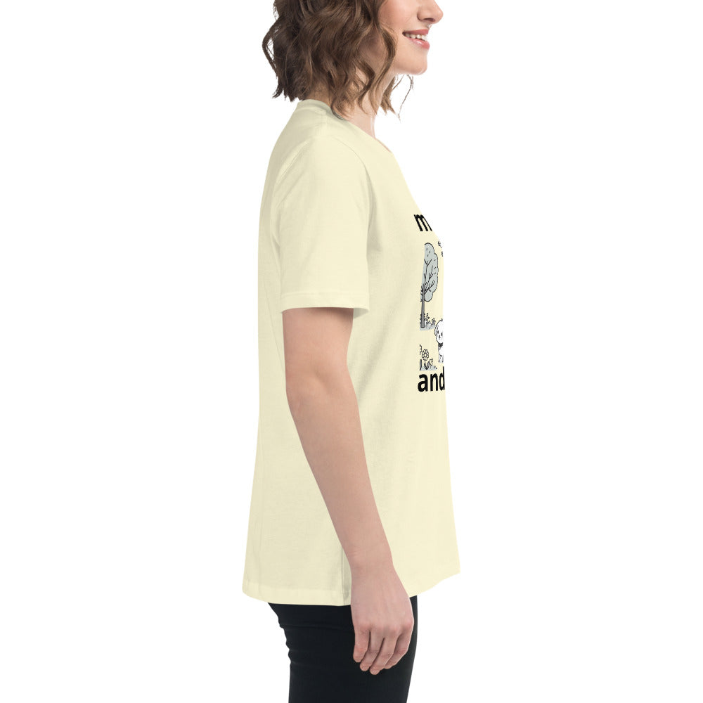 "mommee and cutee" (A) Women's Relaxed T-Shirt*