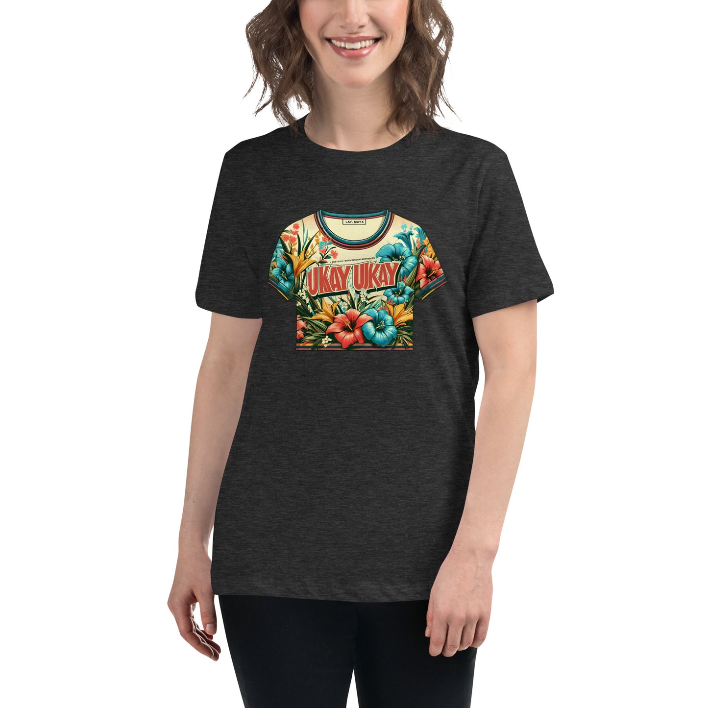 "Ukay Ukay" (B) Women's Relaxed T-Shirt