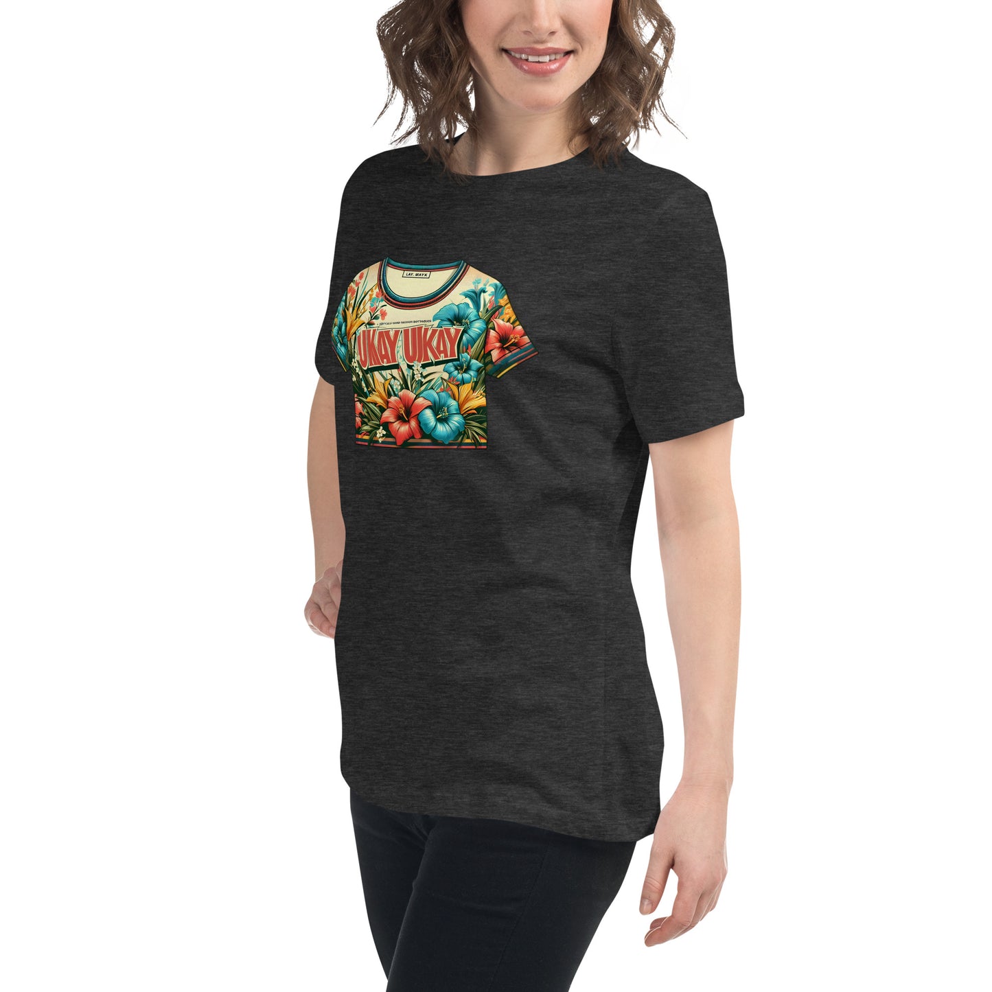 "Ukay Ukay" (B) Women's Relaxed T-Shirt