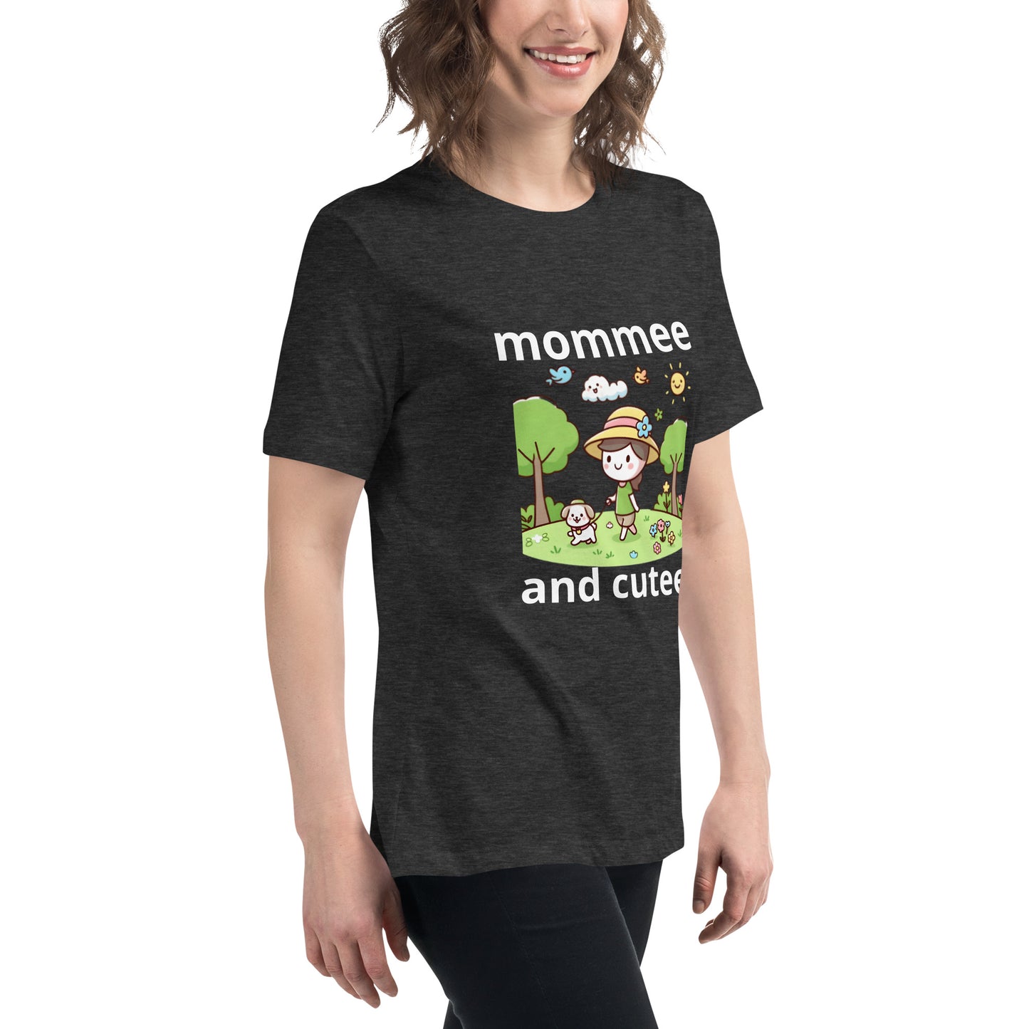 "mommee and cutee" (C) Women's Relaxed T-Shirt