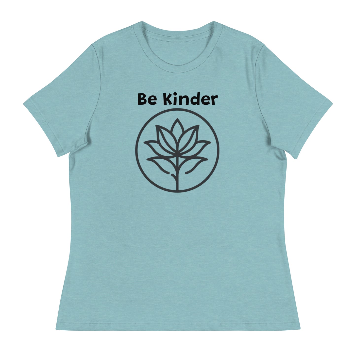 "Flower Logo" Women's Relaxed T-Shirt