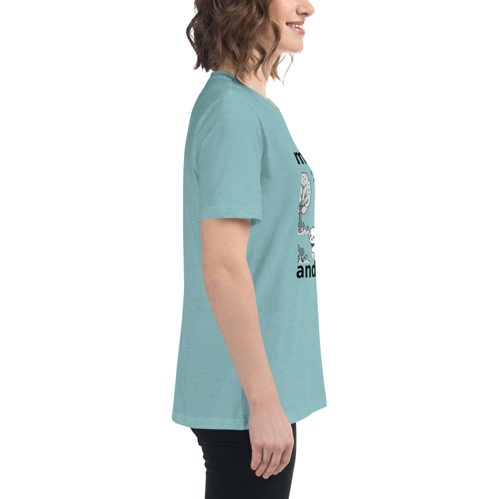 "mommee and cutee" (A) Women's Relaxed T-Shirt*