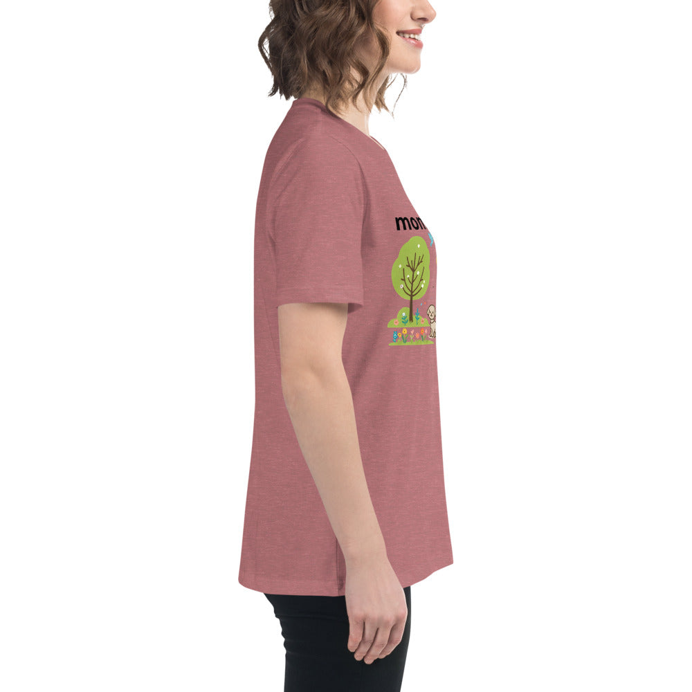 "mommee & cutee" (B) Women's Relaxed T-Shirt