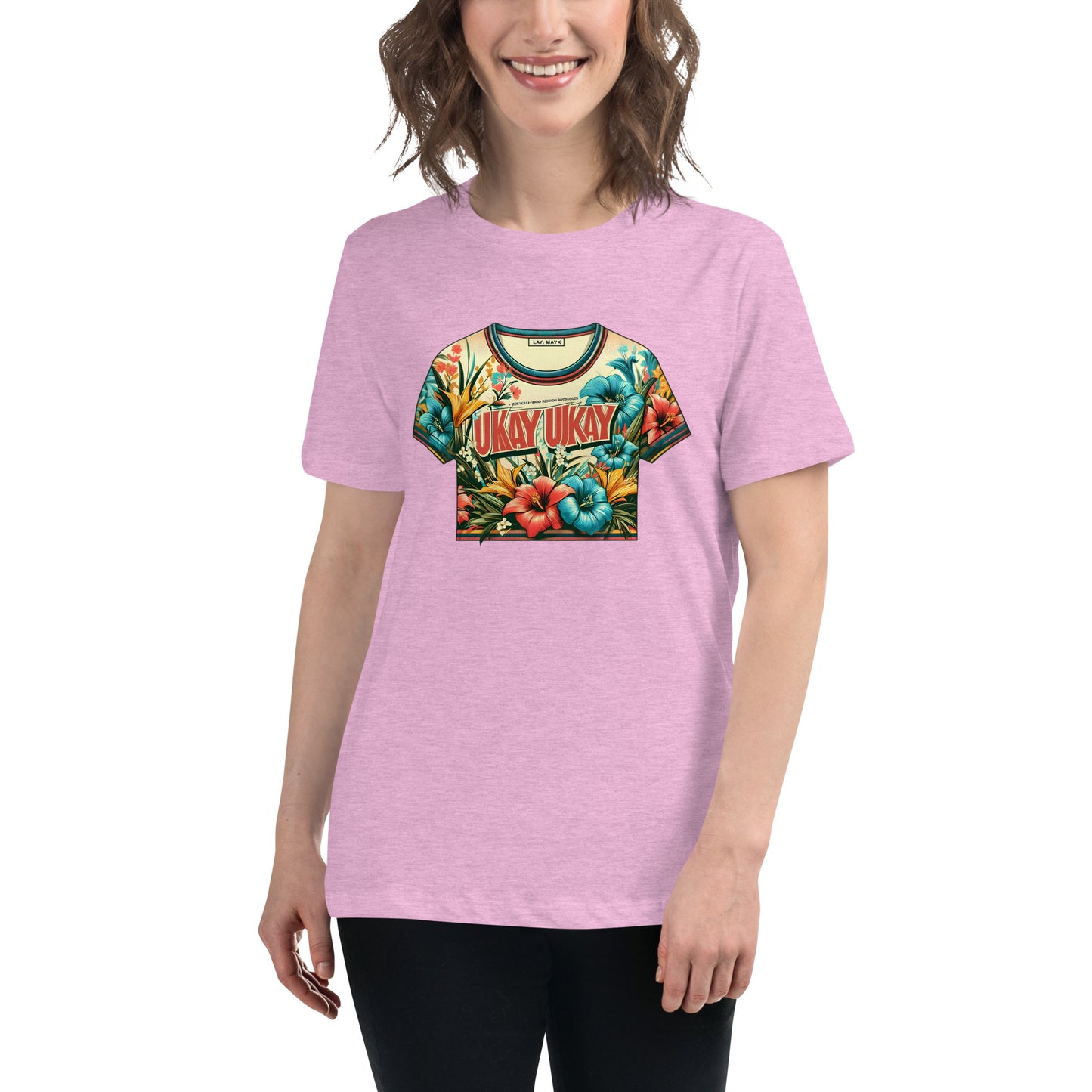 "Ukay Ukay" (B) Women's Relaxed T-Shirt