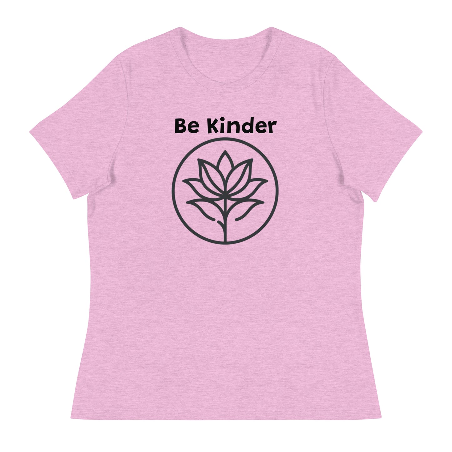 "Flower Logo" Women's Relaxed T-Shirt