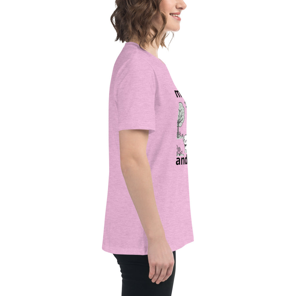 "mommee and cutee" (A) Women's Relaxed T-Shirt*