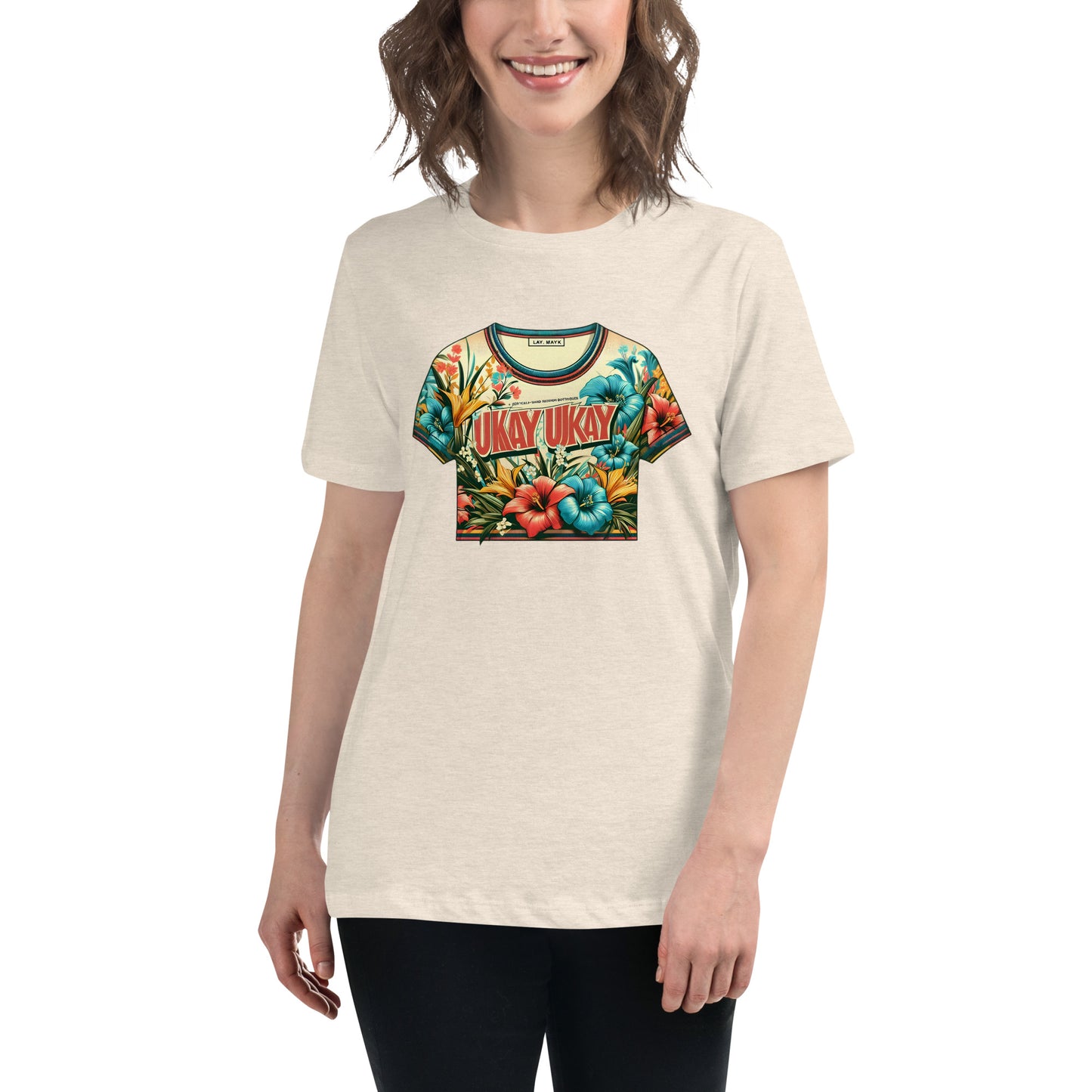 "Ukay Ukay" (B) Women's Relaxed T-Shirt