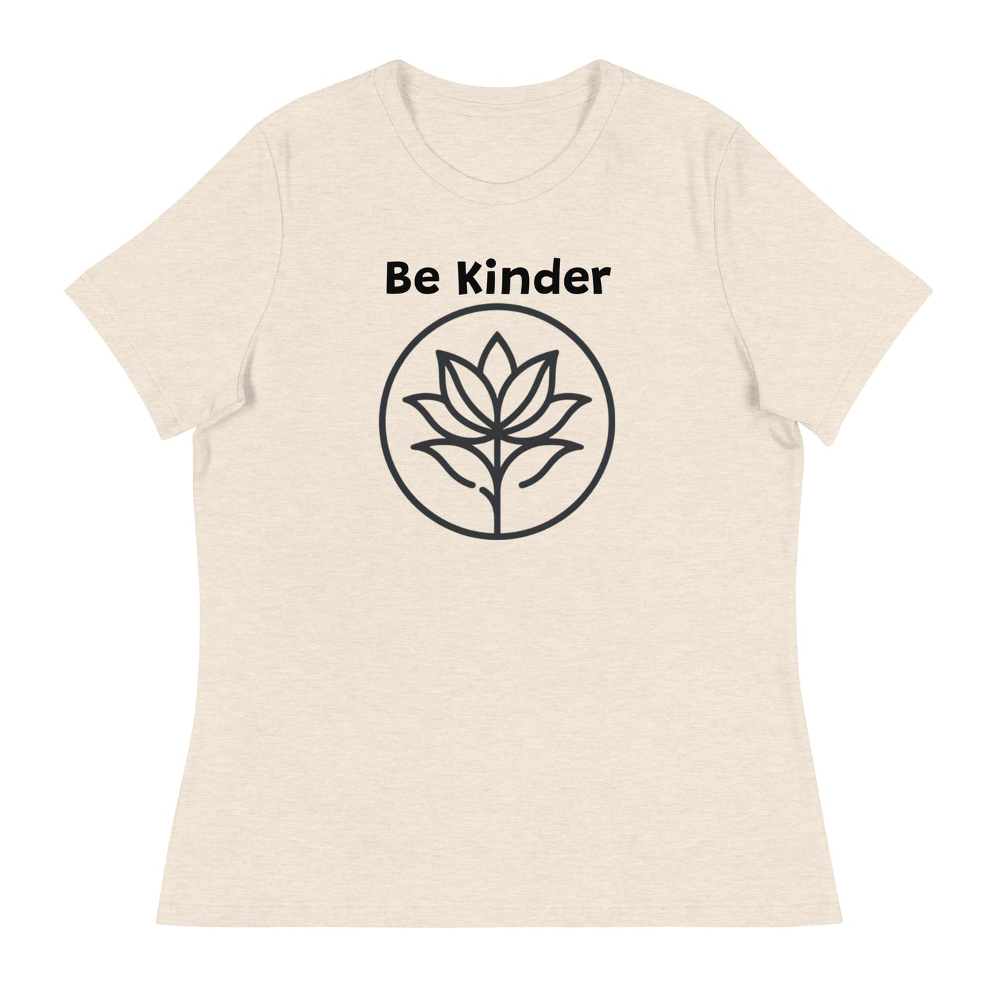 "Flower Logo" Women's Relaxed T-Shirt