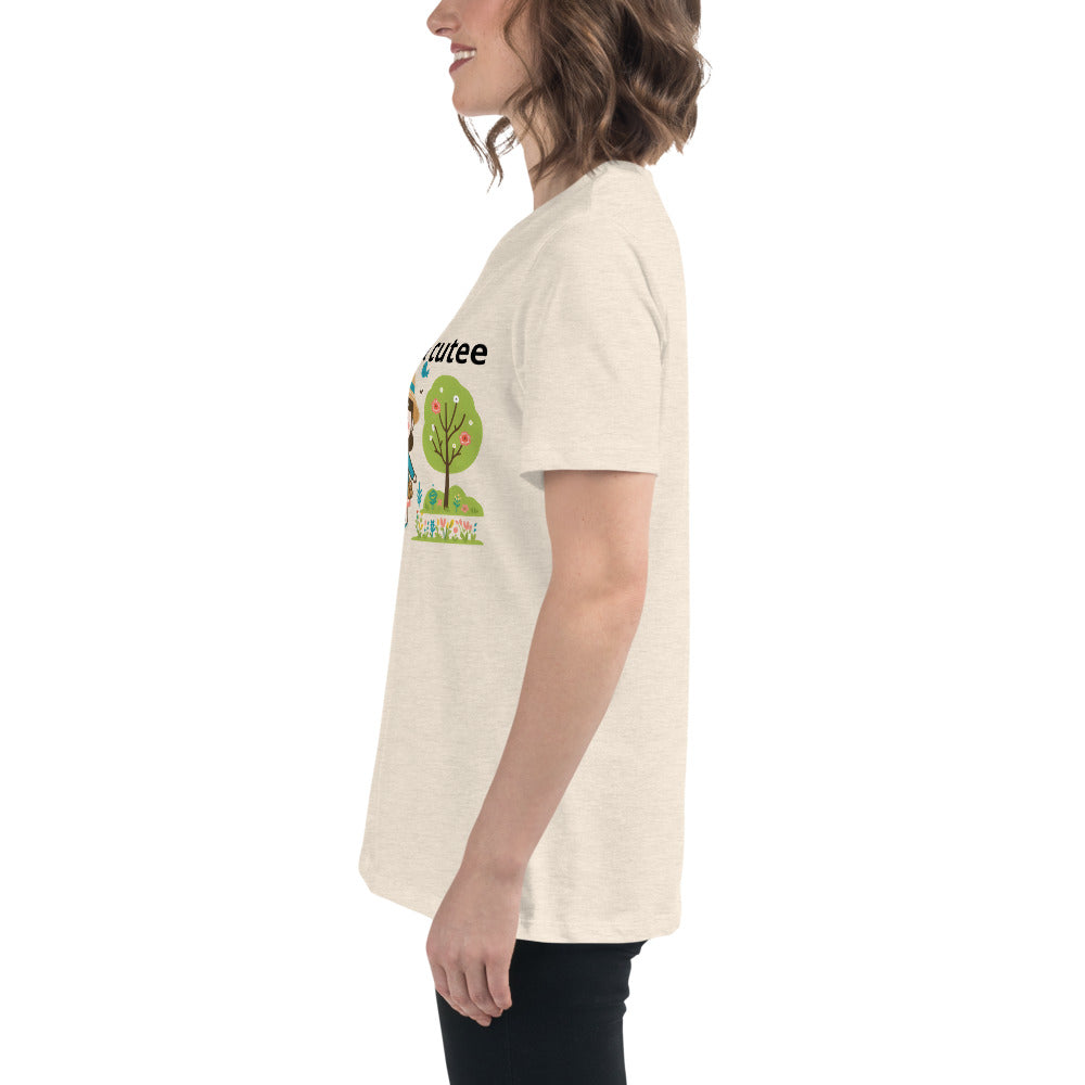 "mommee & cutee" (B) Women's Relaxed T-Shirt