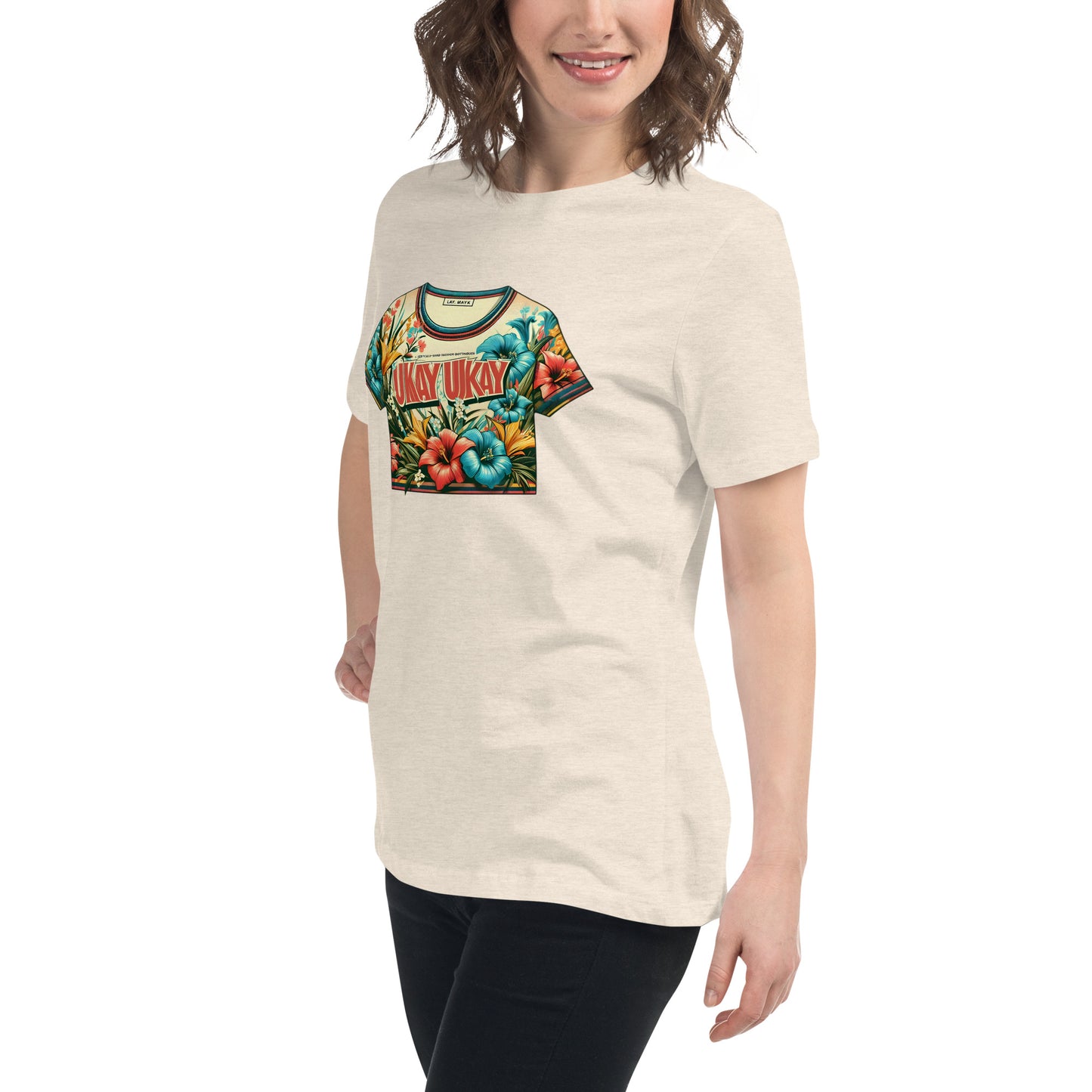 "Ukay Ukay" (B) Women's Relaxed T-Shirt