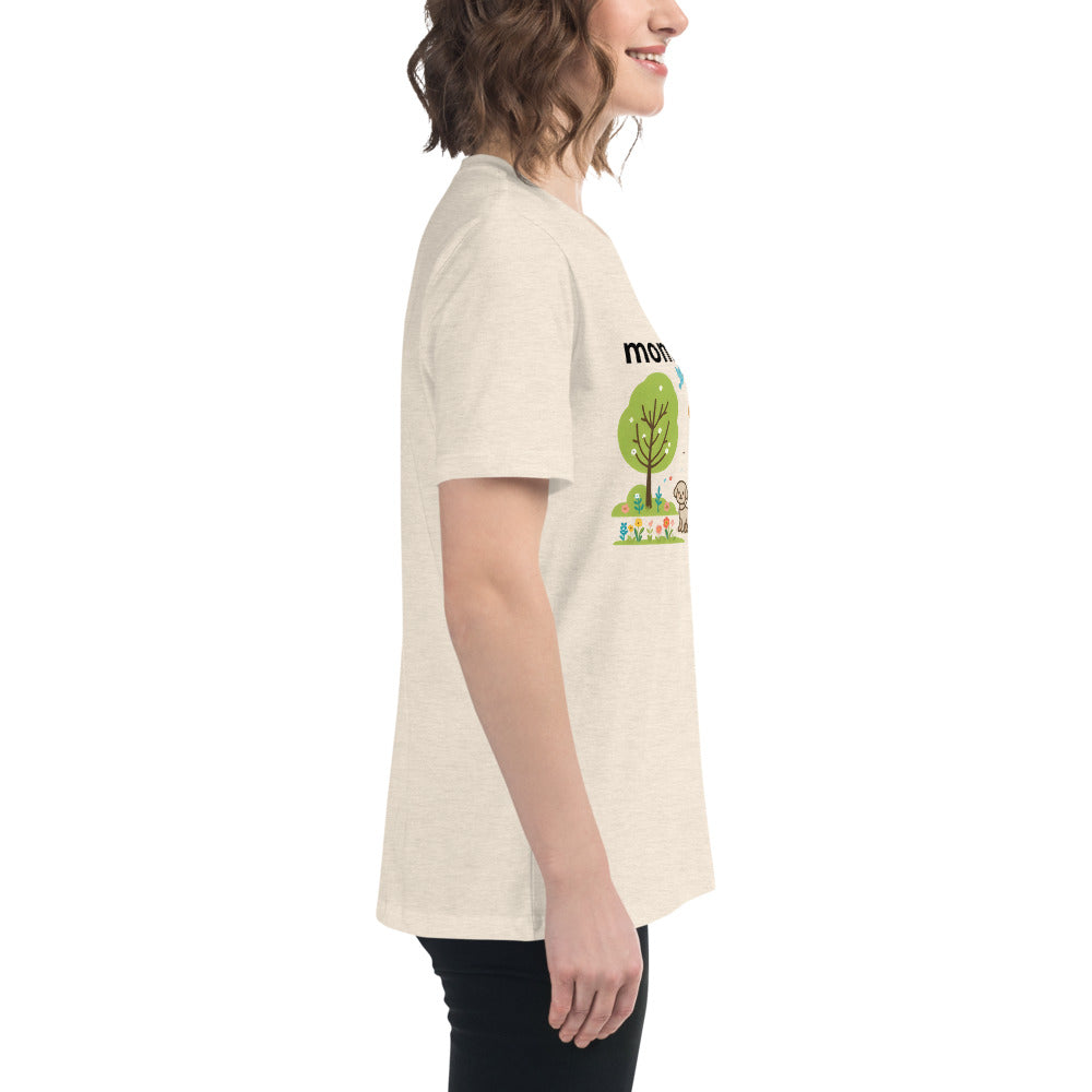 "mommee & cutee" (B) Women's Relaxed T-Shirt