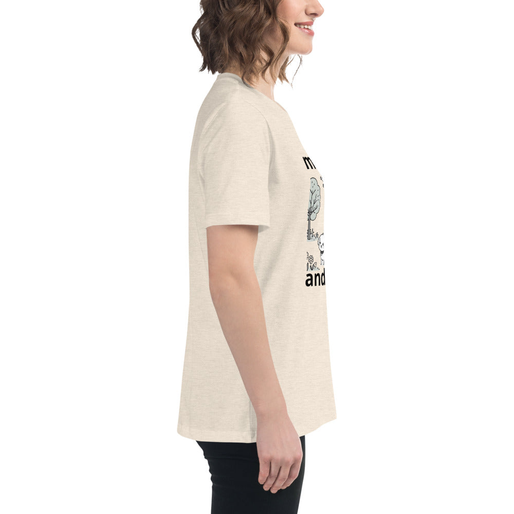 "mommee and cutee" (A) Women's Relaxed T-Shirt*