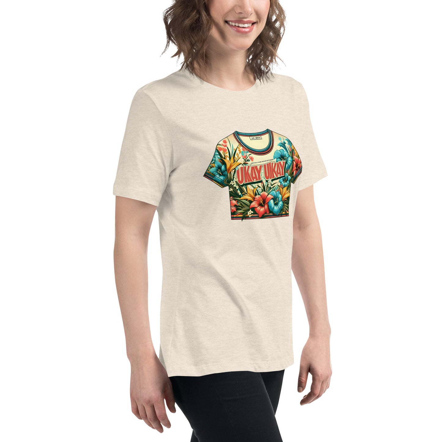 "Ukay Ukay" (B) Women's Relaxed T-Shirt