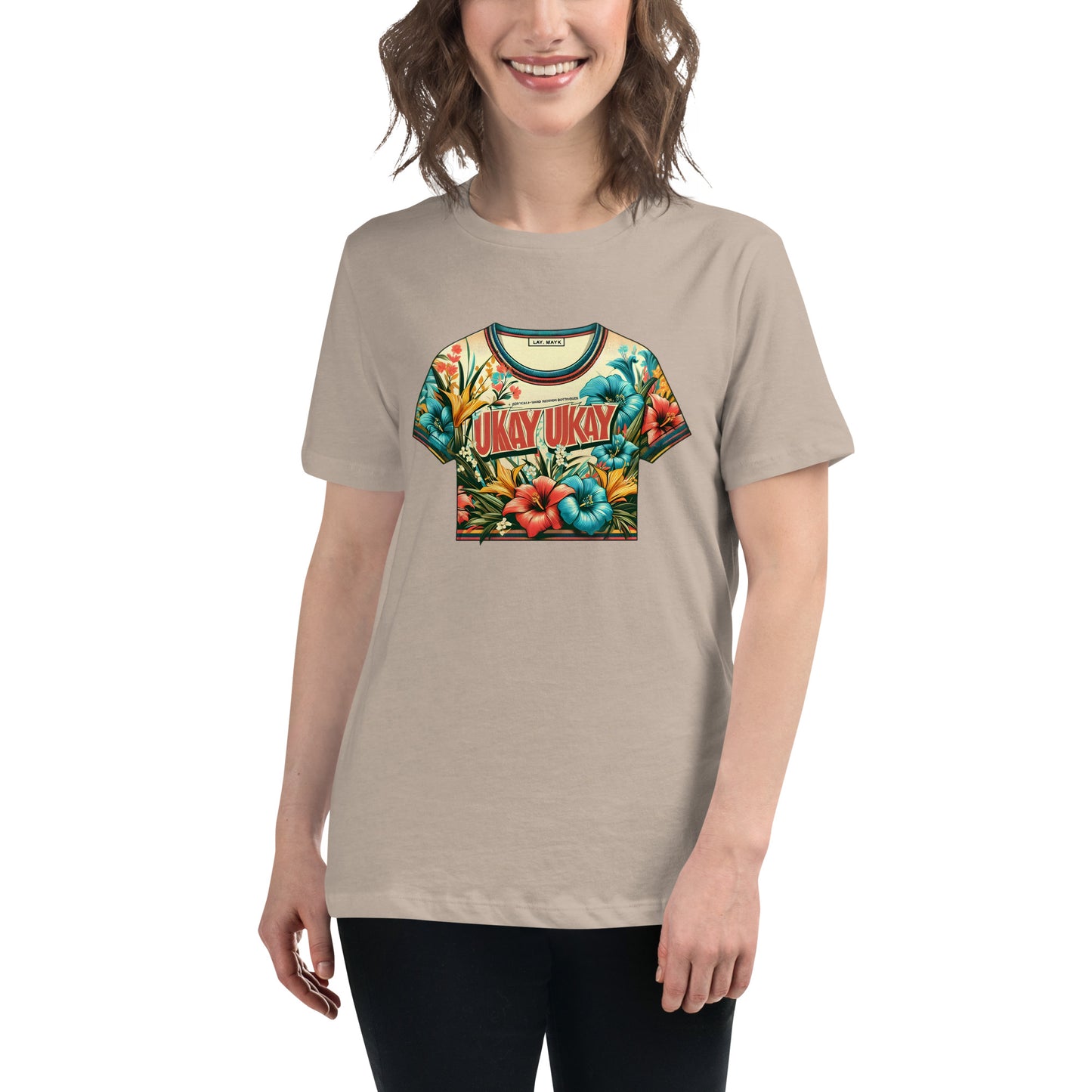 "Ukay Ukay" (B) Women's Relaxed T-Shirt