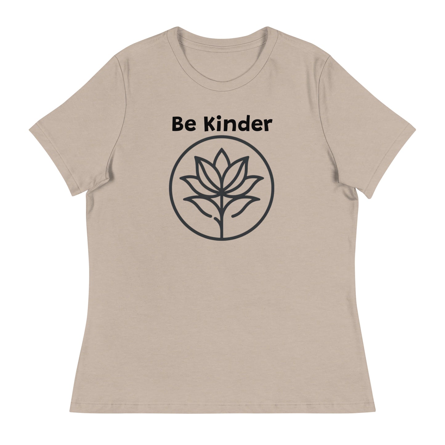 "Flower Logo" Women's Relaxed T-Shirt