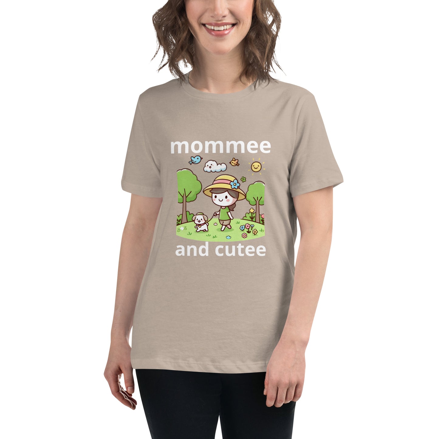 "mommee and cutee" (C) Women's Relaxed T-Shirt