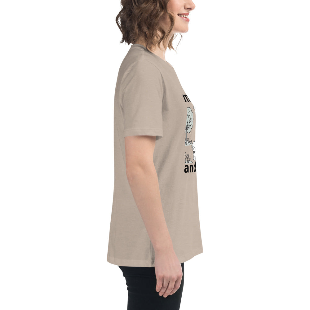 "mommee and cutee" (A) Women's Relaxed T-Shirt*