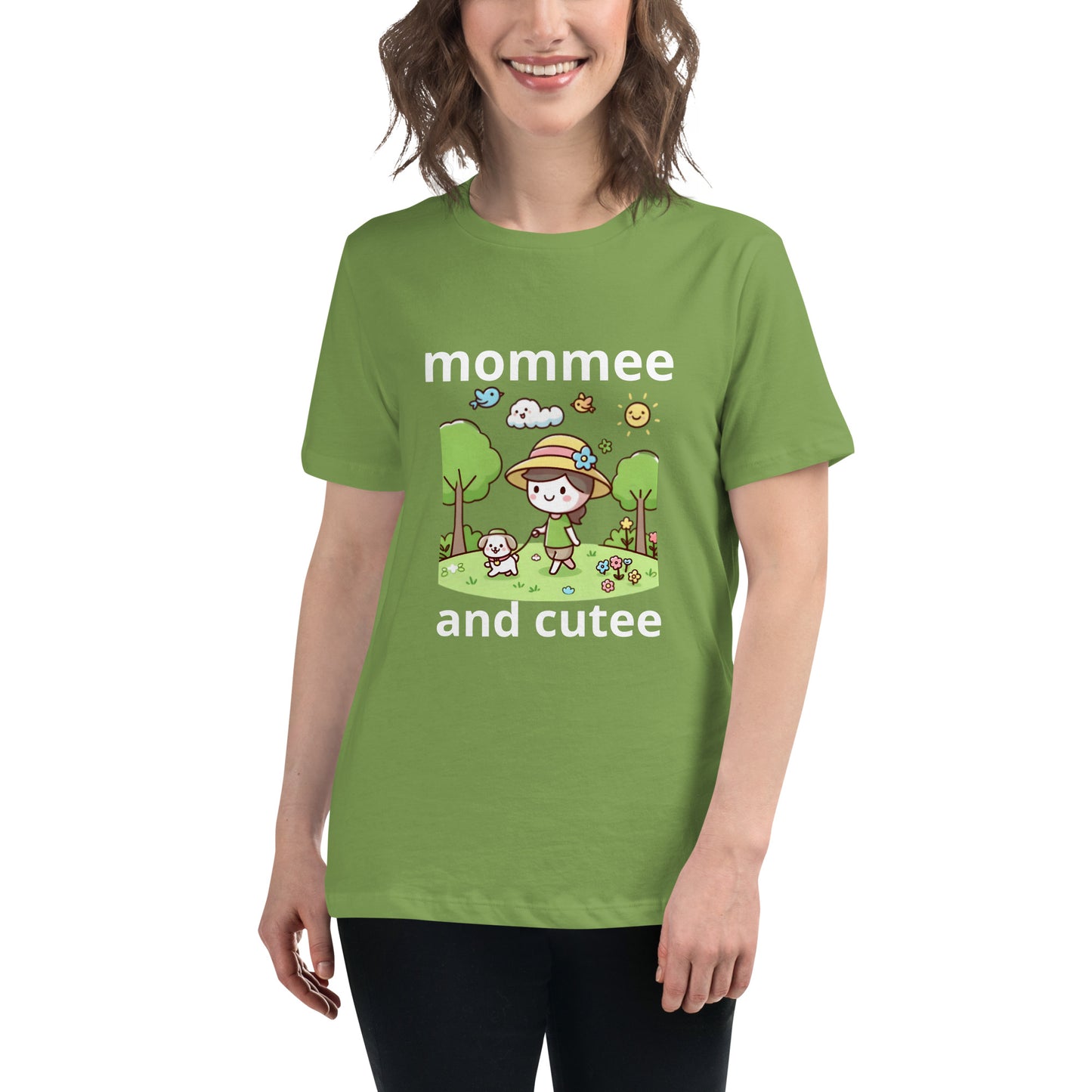 "mommee and cutee" (C) Women's Relaxed T-Shirt