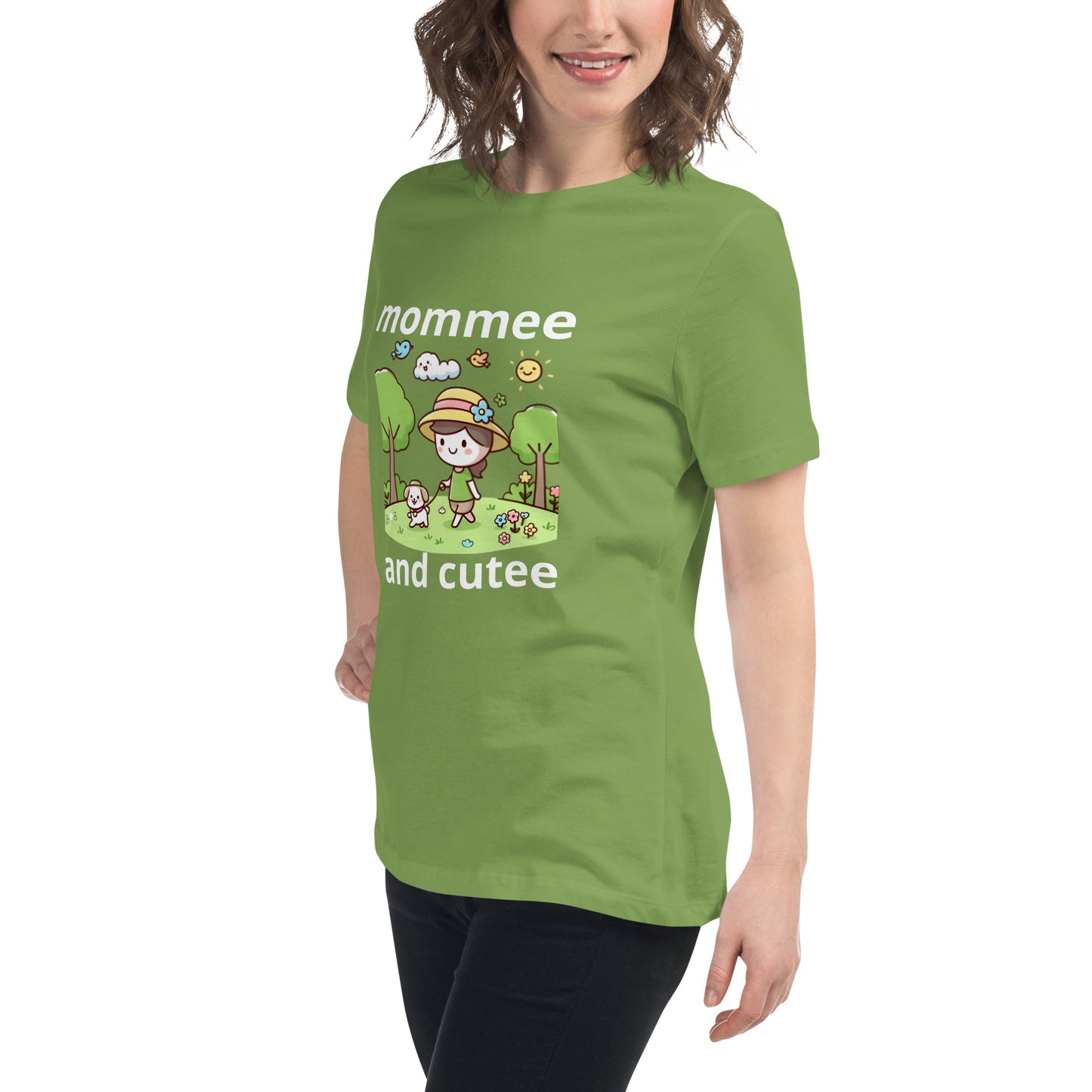 "mommee and cutee" (C) Women's Relaxed T-Shirt