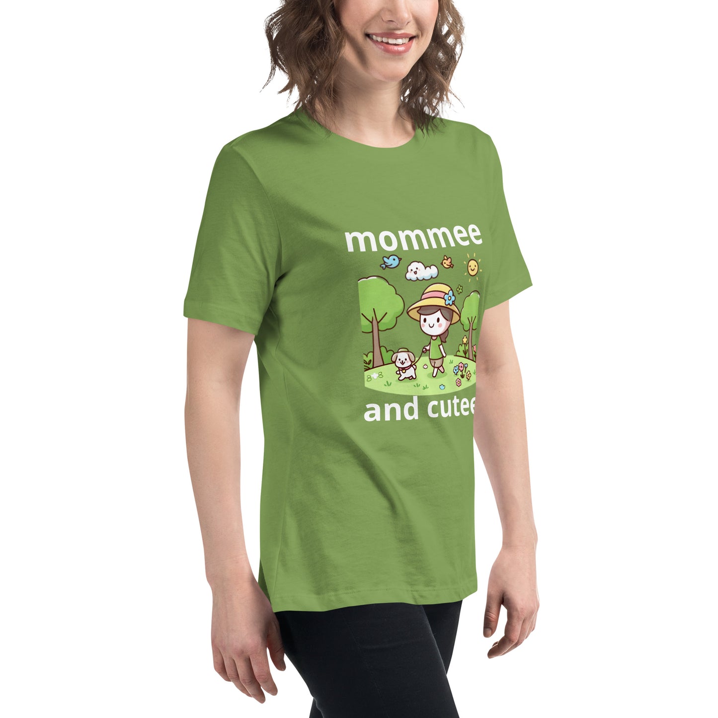 "mommee and cutee" (C) Women's Relaxed T-Shirt