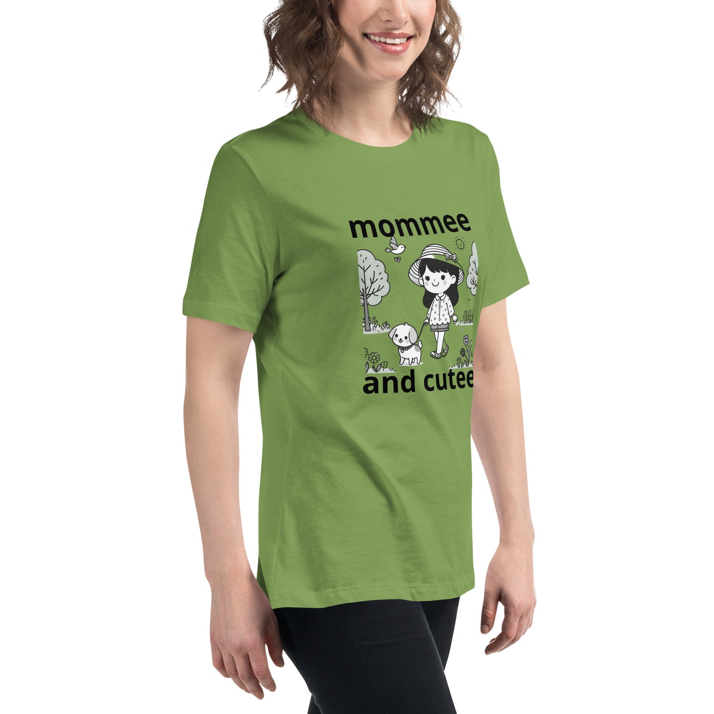 "mommee and cutee" (A) Women's Relaxed T-Shirt*