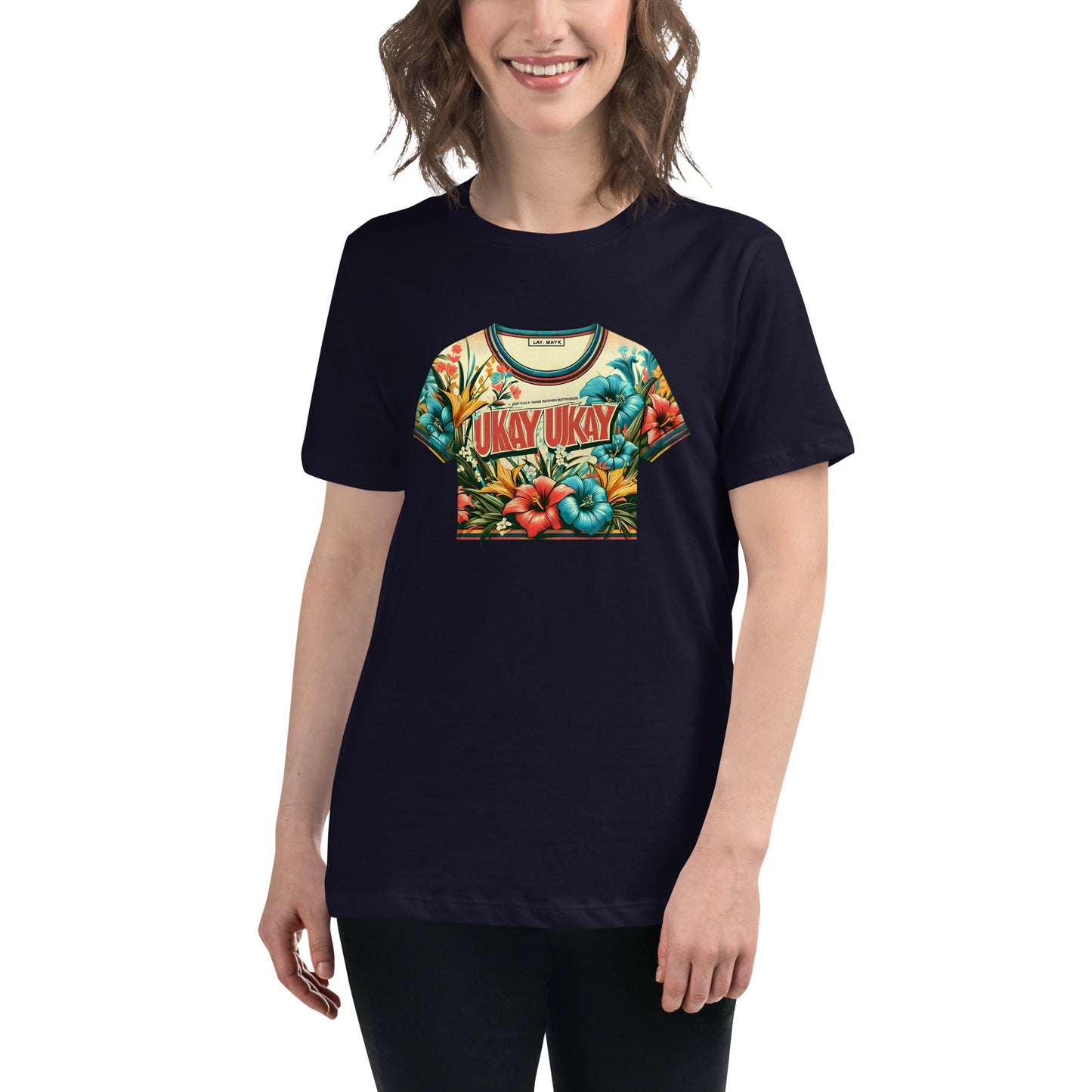 "Ukay Ukay" (B) Women's Relaxed T-Shirt