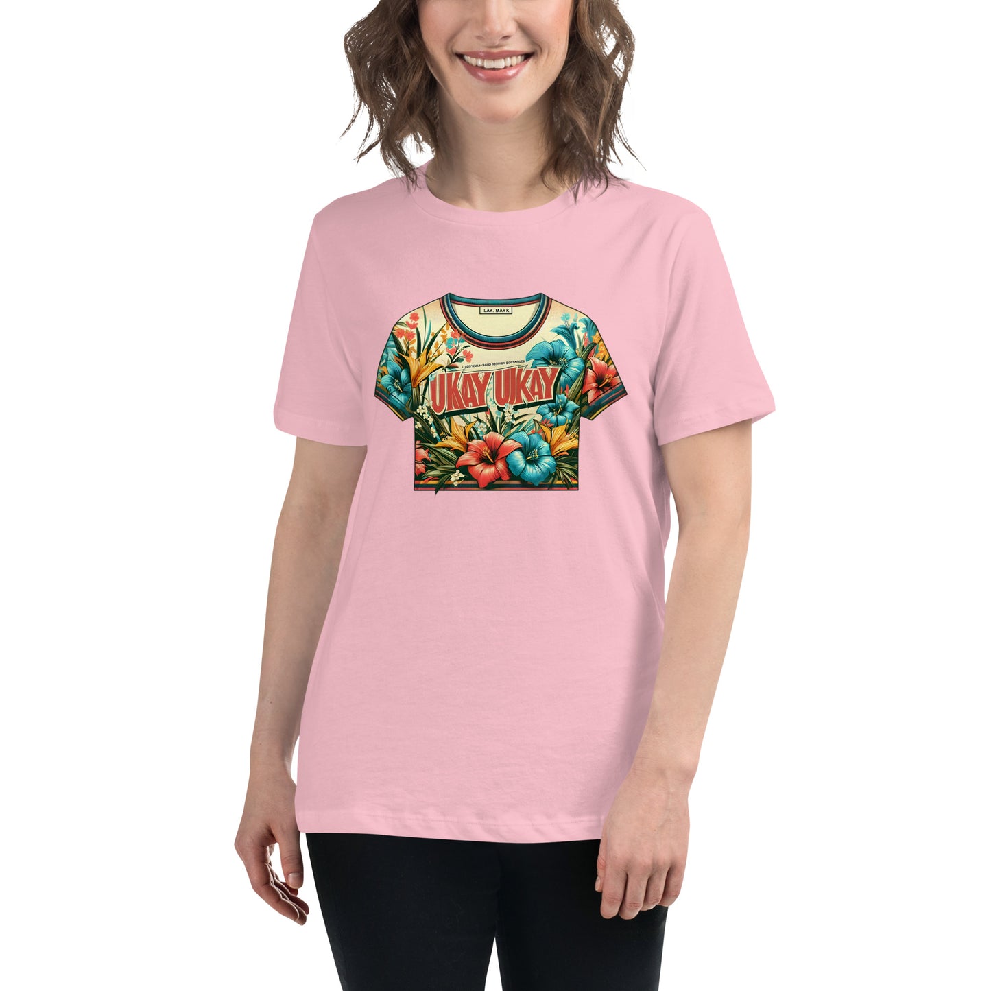 "Ukay Ukay" (B) Women's Relaxed T-Shirt