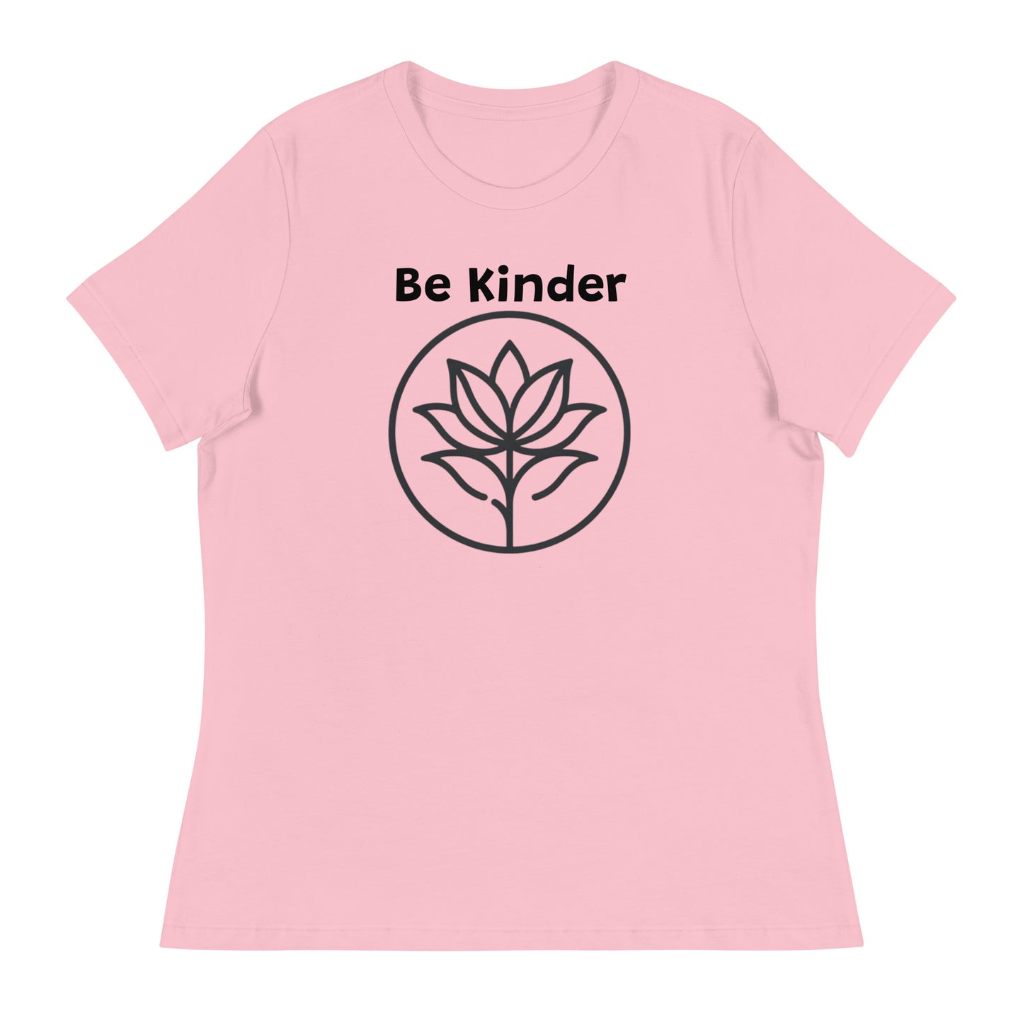 "Flower Logo" Women's Relaxed T-Shirt